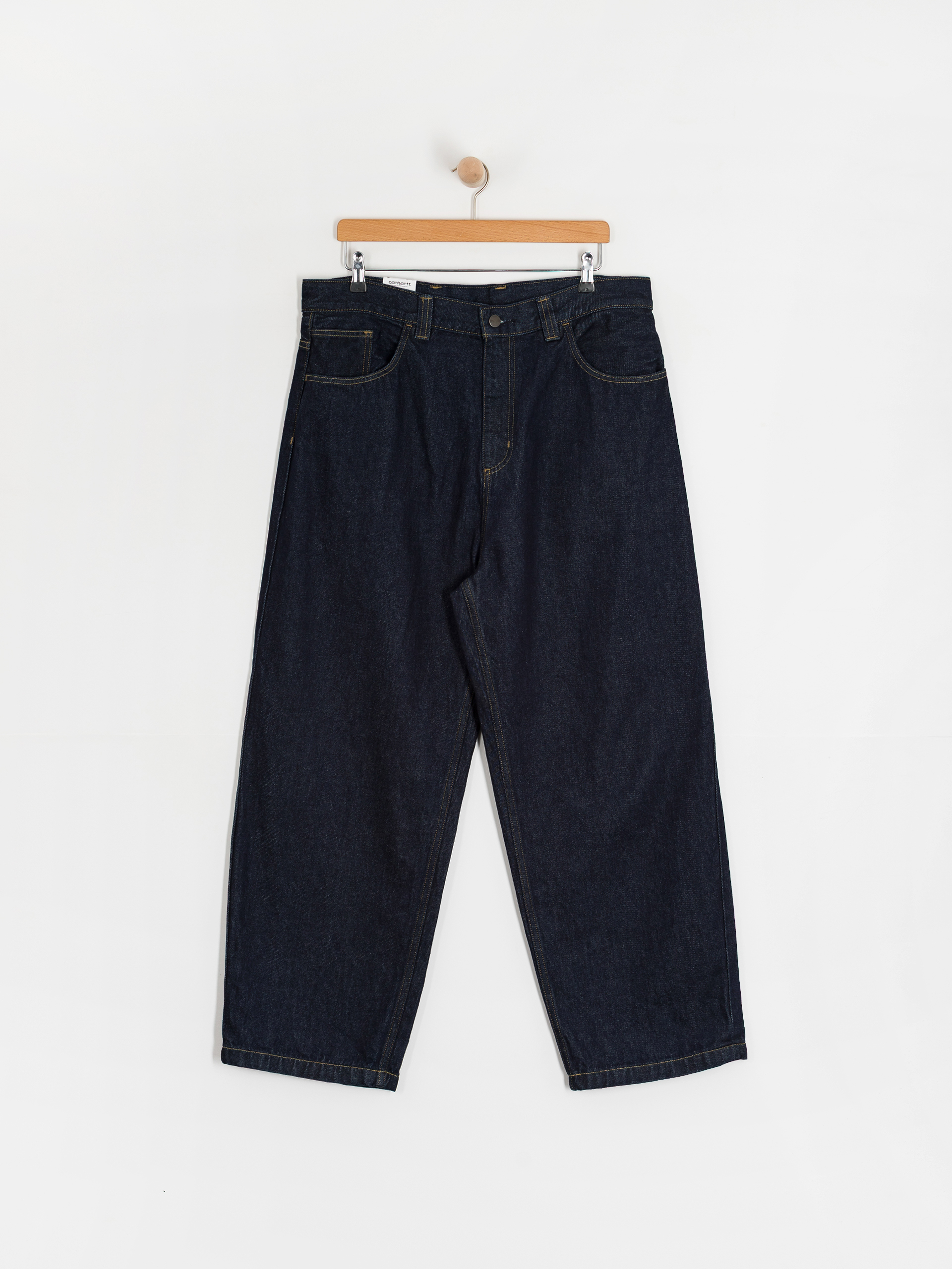 Pantaloni Carhartt WIP Brandon - albastru marin (blue/rinsed)