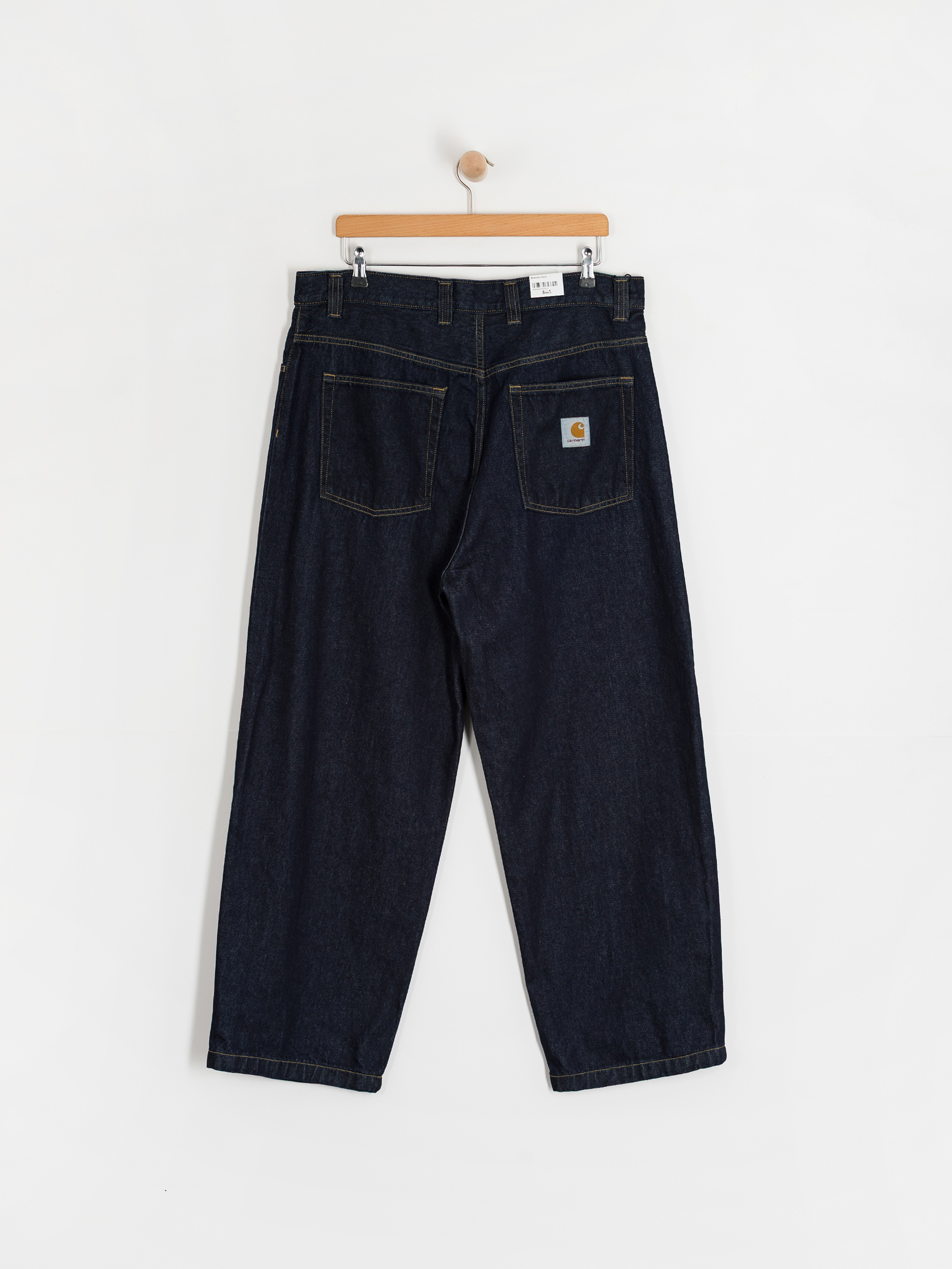 Pantaloni Carhartt WIP Brandon - albastru marin (blue/rinsed)