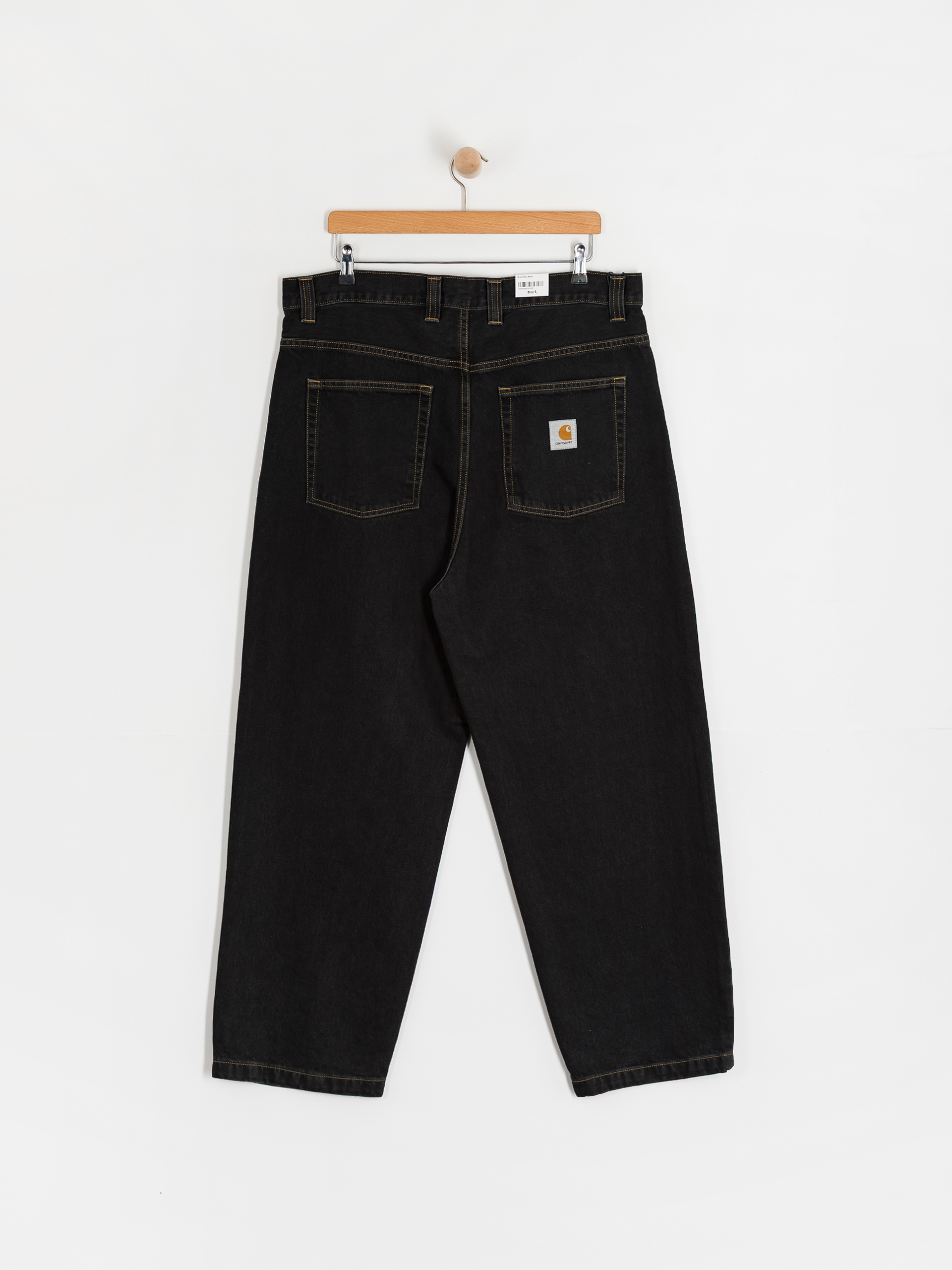 Pantaloni Carhartt WIP Brandon (black/stone washed)