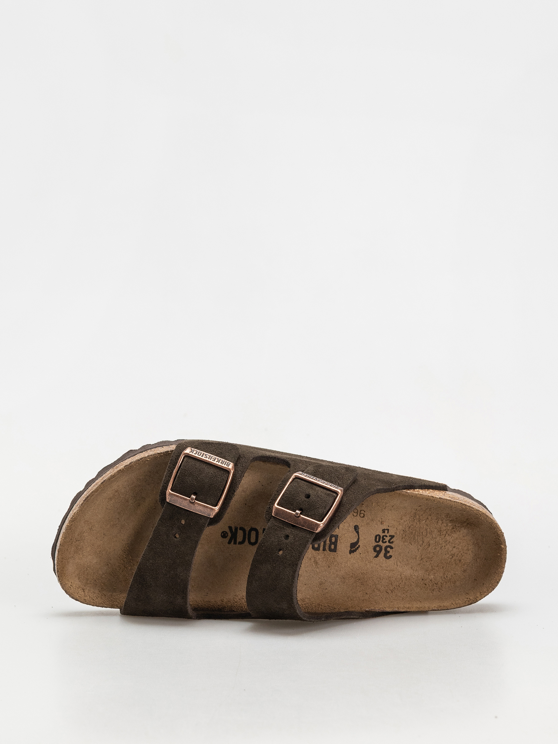 Șlapi Birkenstock Arizona Suede Leather Narrow Wmn (mocca)