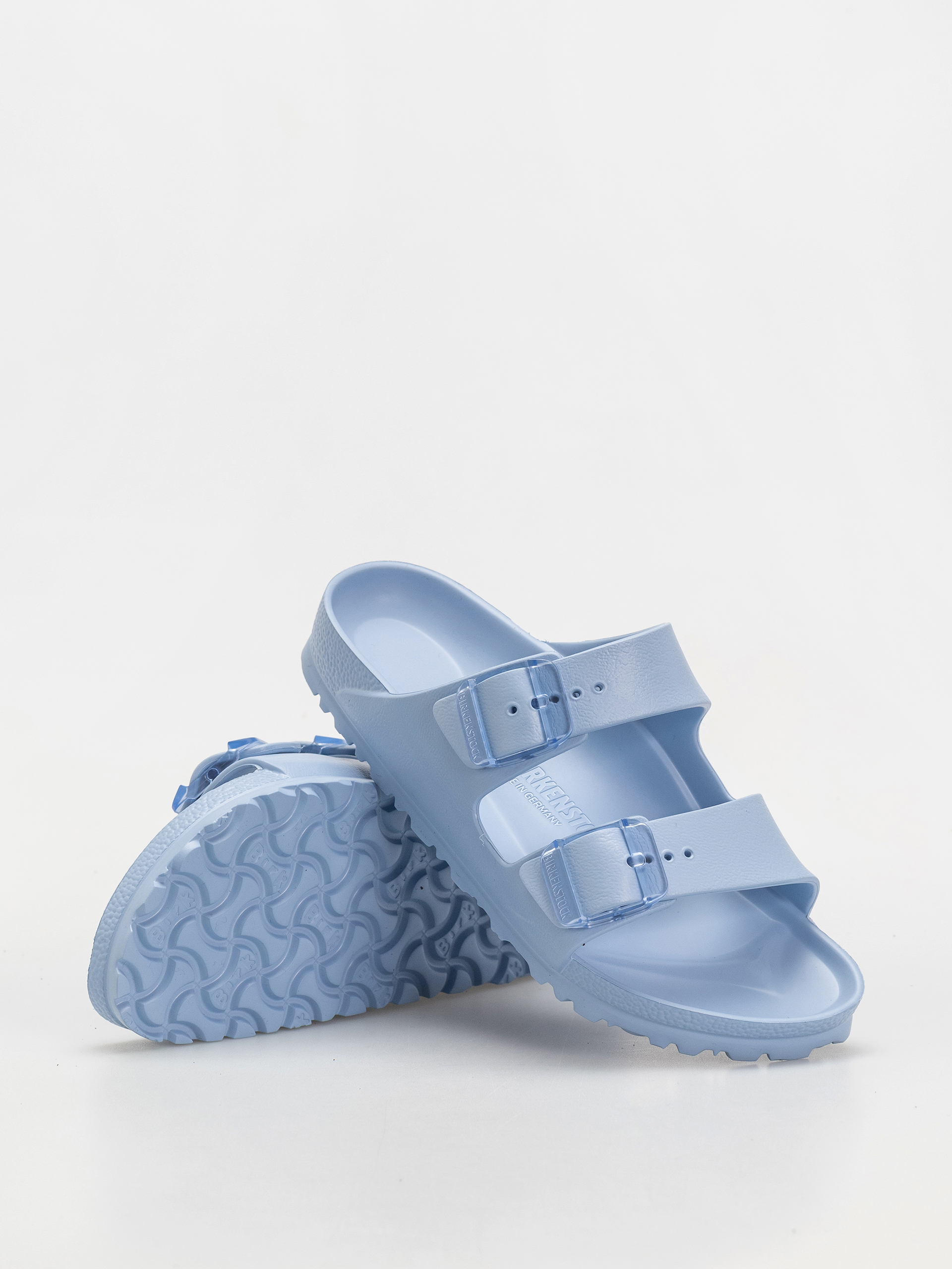 Șlapi Birkenstock Arizona Stealth Buckle EVA Narrow Wmn (dusty blue)