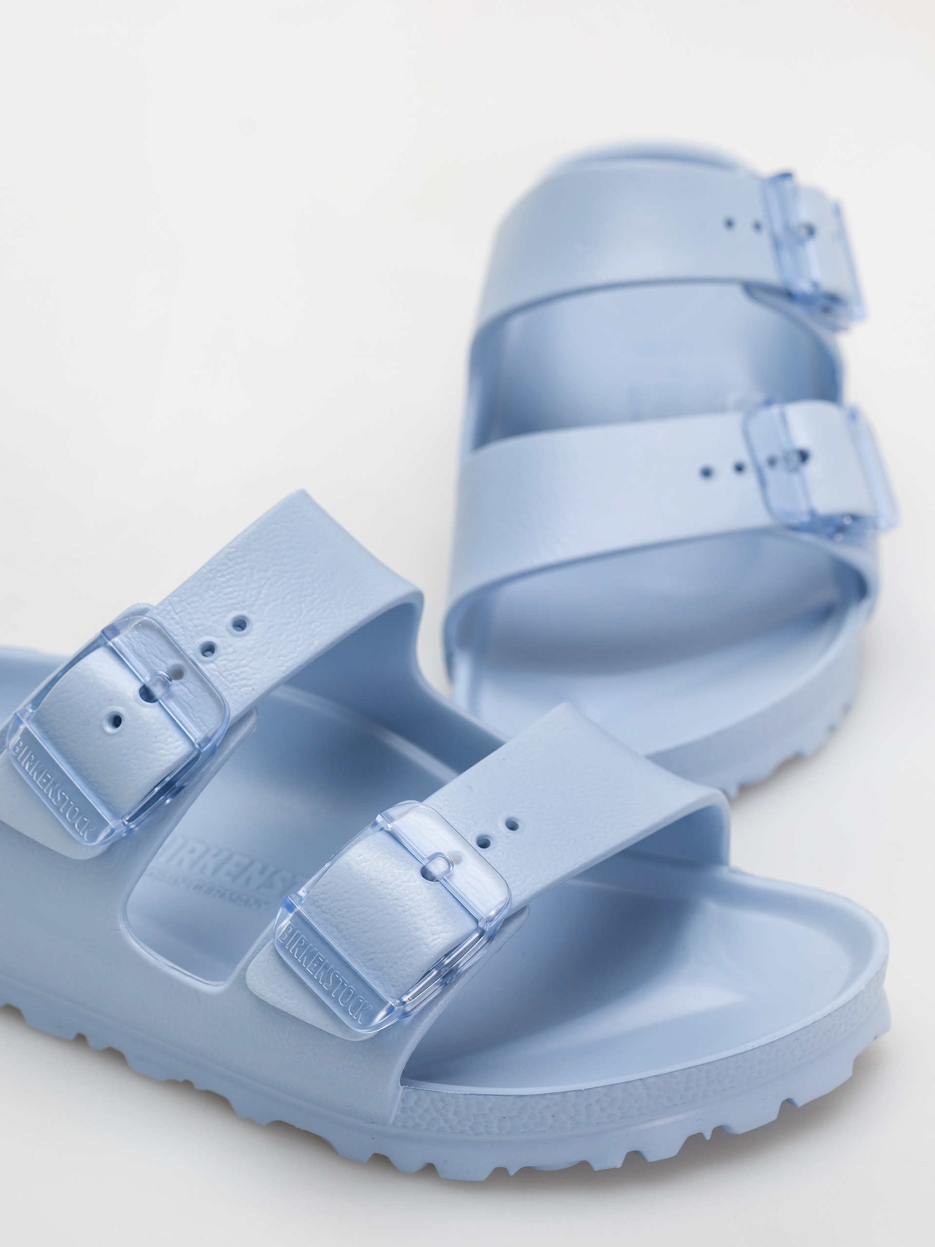 Șlapi Birkenstock Arizona Stealth Buckle EVA Narrow Wmn (dusty blue)
