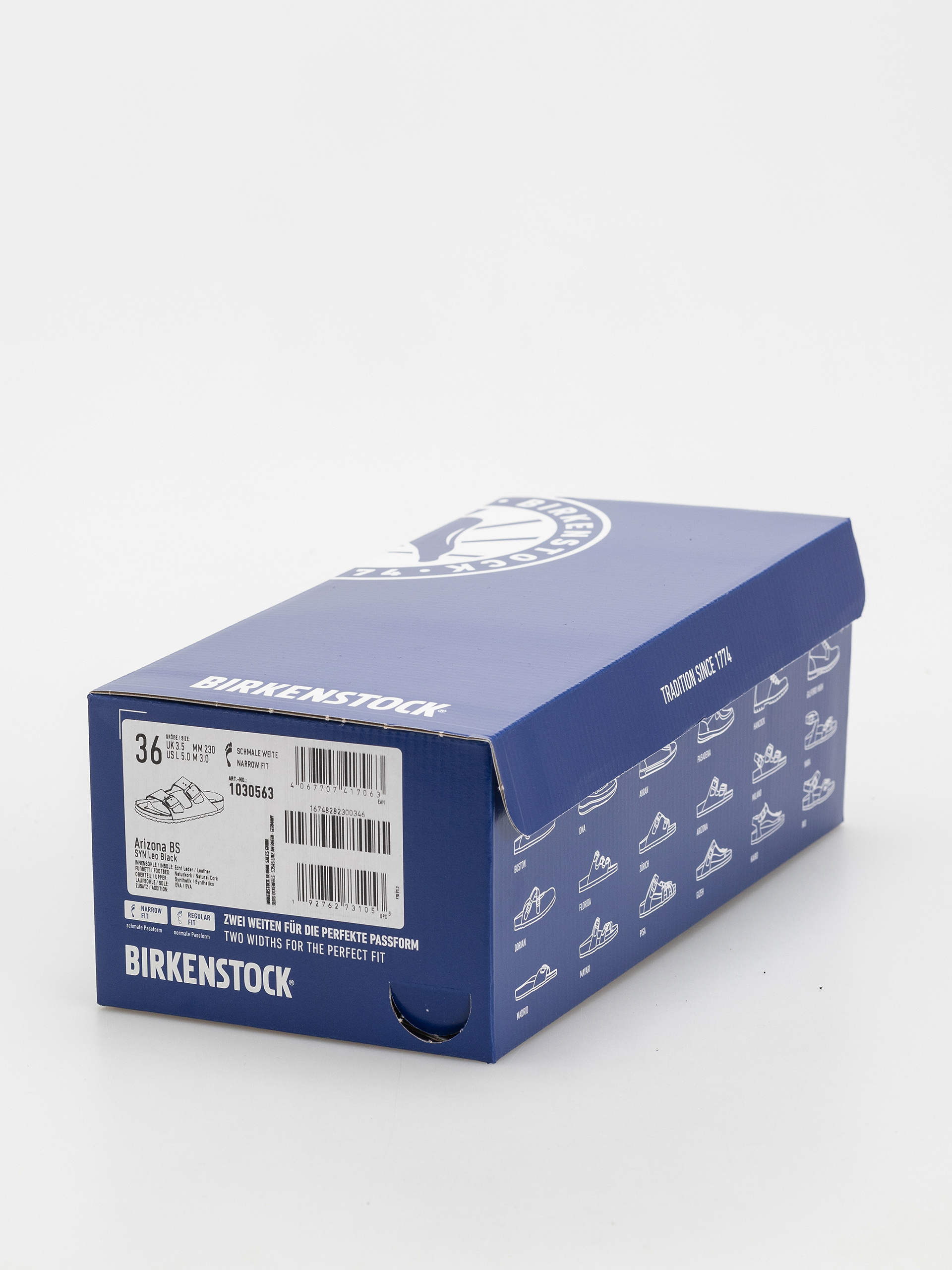 Șlapi Birkenstock Arizona Synthetics Narrow Wmn (leo black)