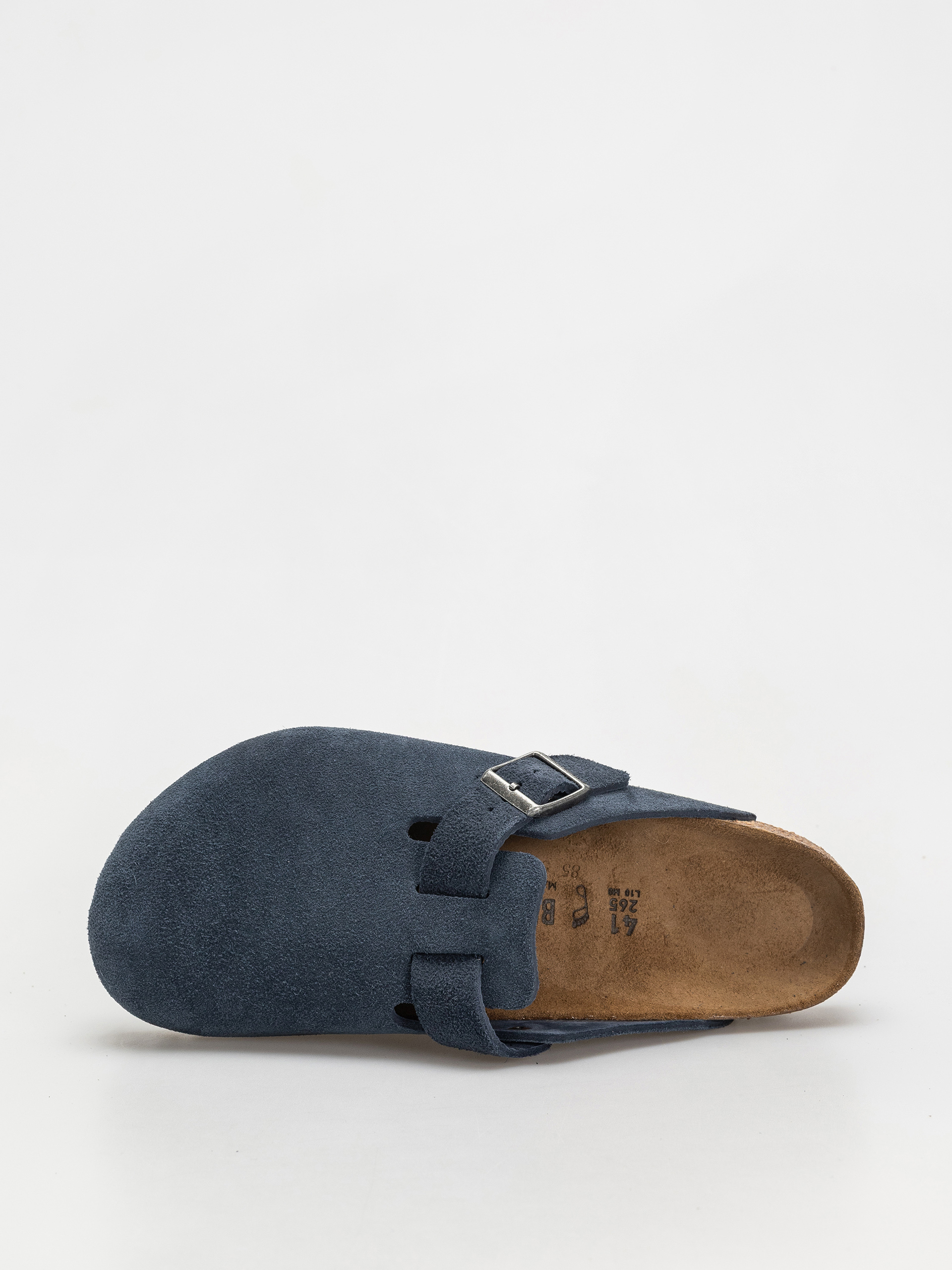 Șlapi Birkenstock Boston Suede Leather Regular (new navy)