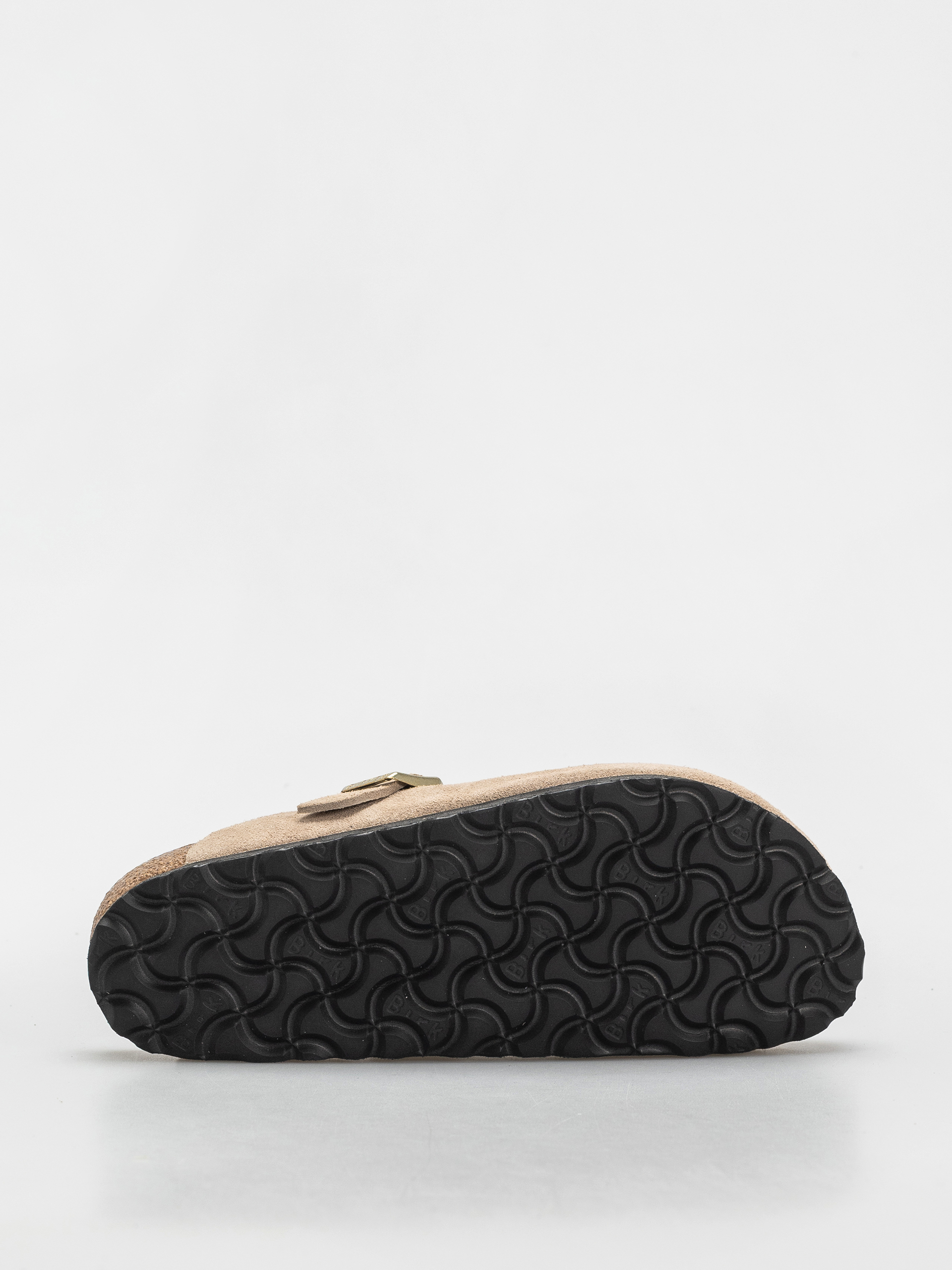 Șlapi Birkenstock Boston Suede Leather Narrow Wmn (sandcastle)