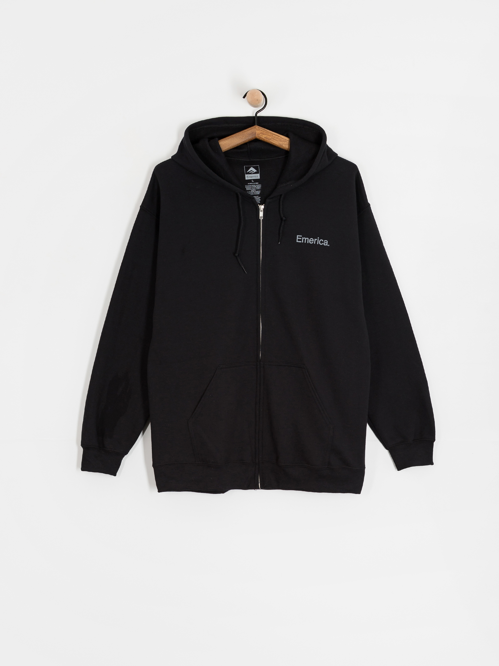 Hanorac cu glugă Emerica Pure ZHD (black)