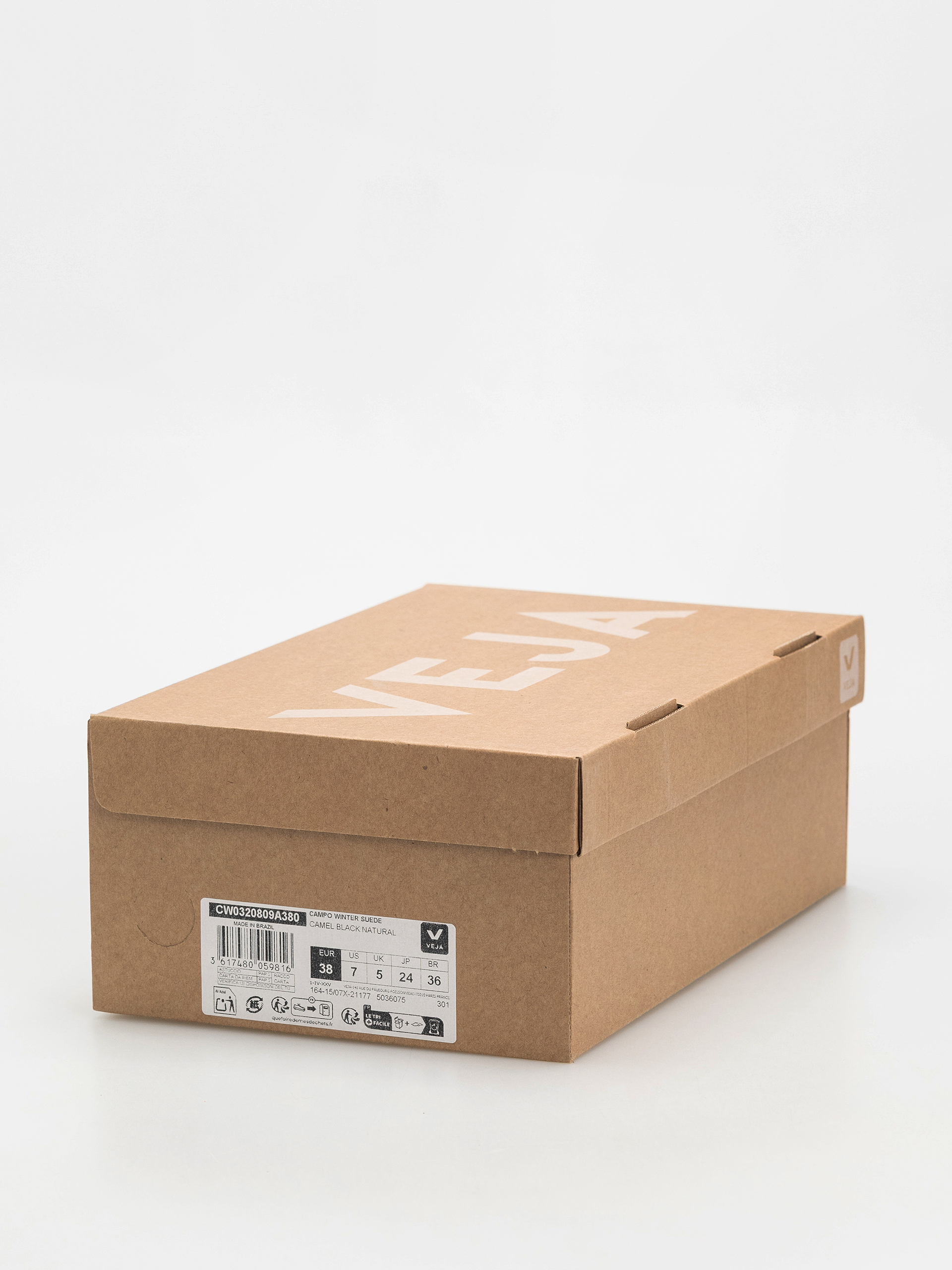 Pantofi Veja Campo Winter Wmn (camel black natural)