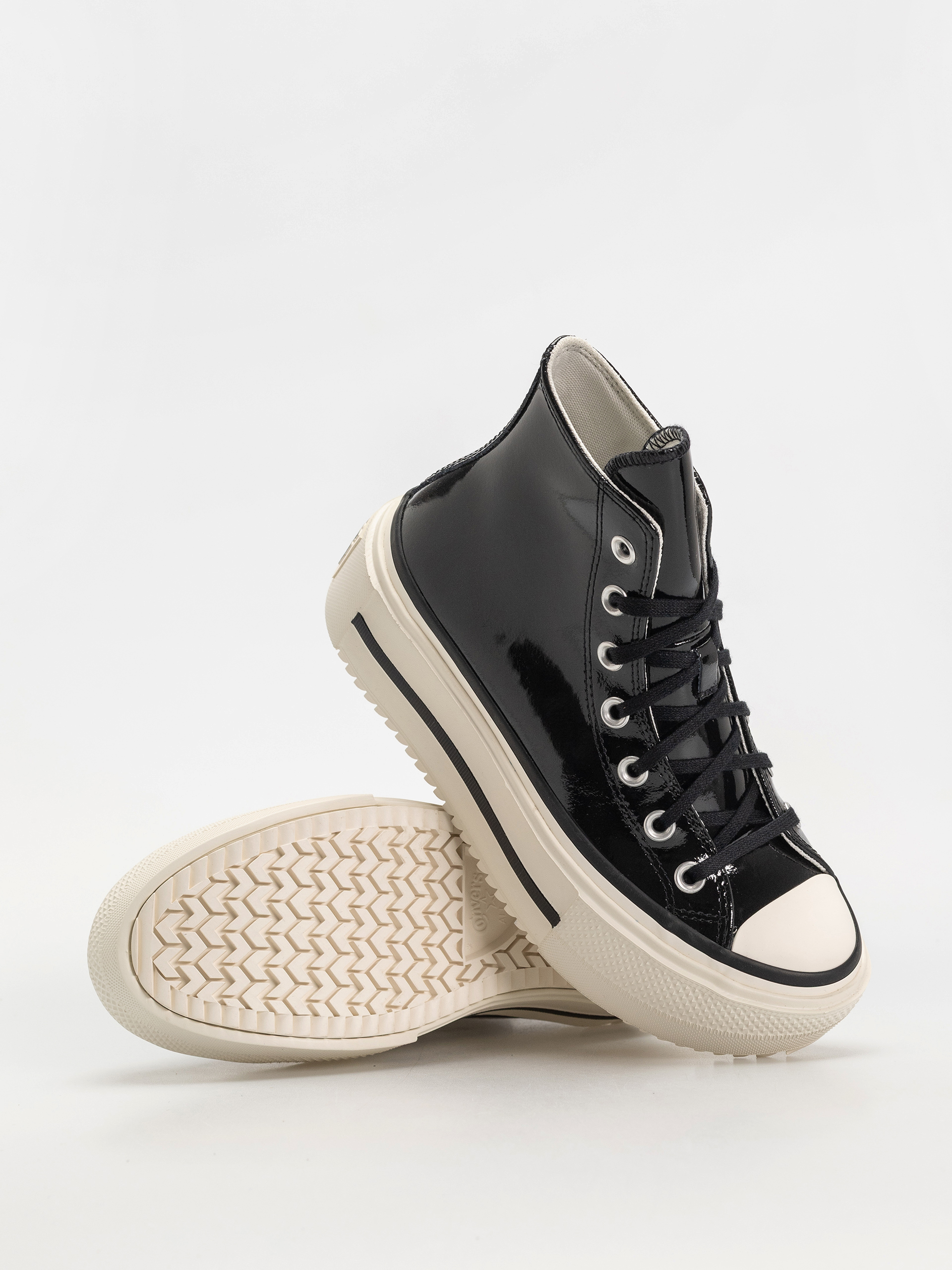 Teniși Converse Chuck Taylor All Star Lift Double Stack (black)