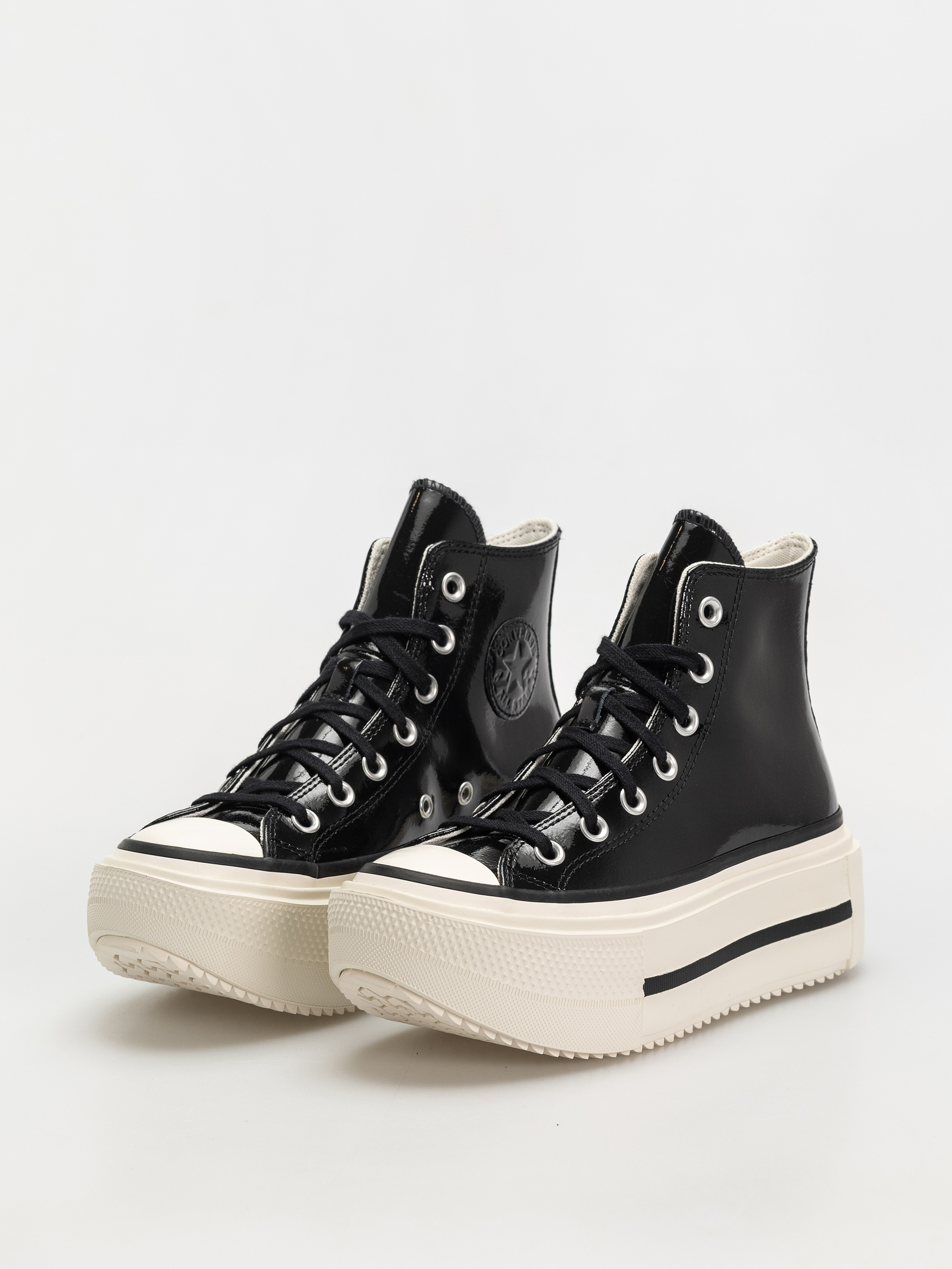 Teniși Converse Chuck Taylor All Star Lift Double Stack (black)