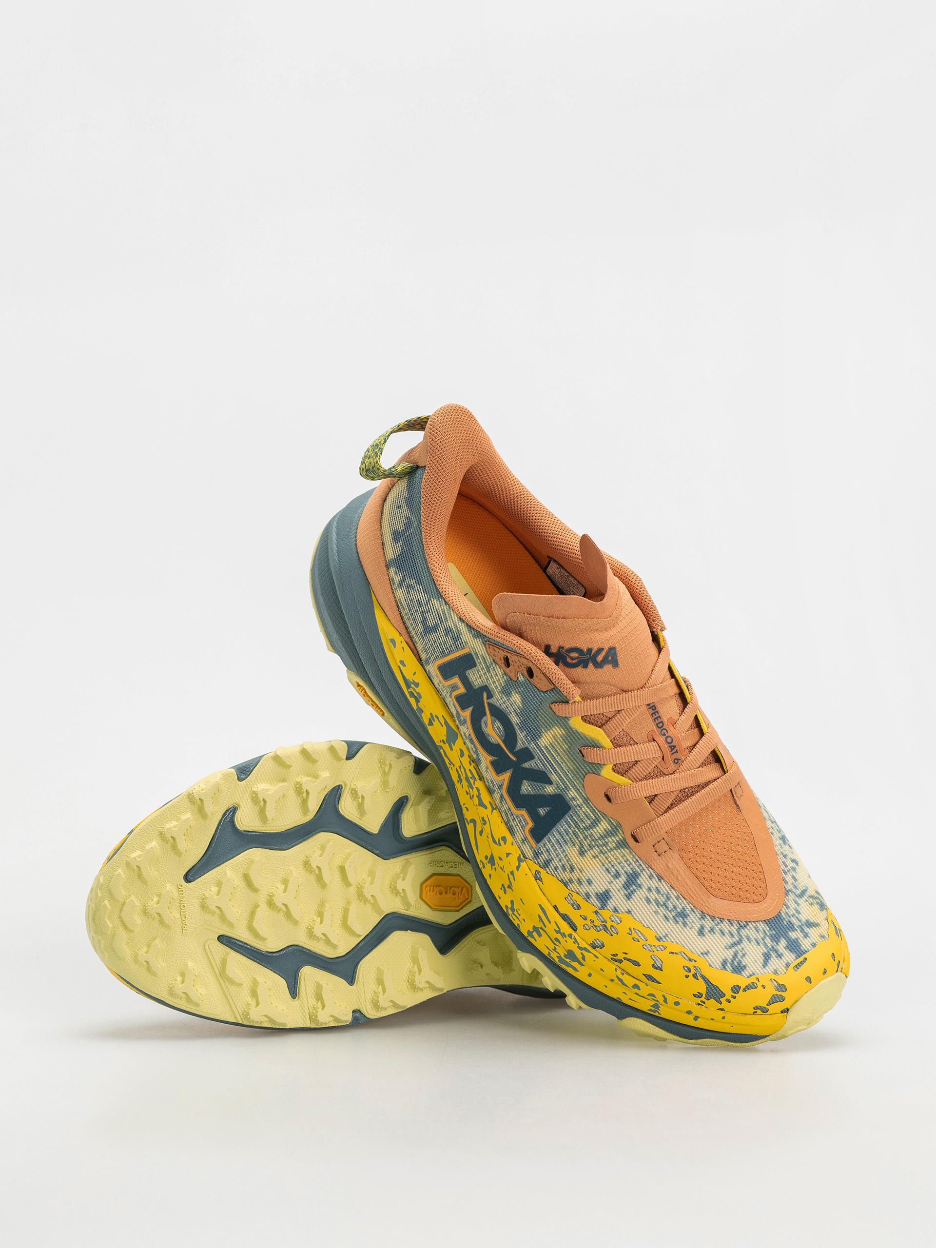 Pantofi Hoka Speedgoat 6 (terra cotta/mountain fog)