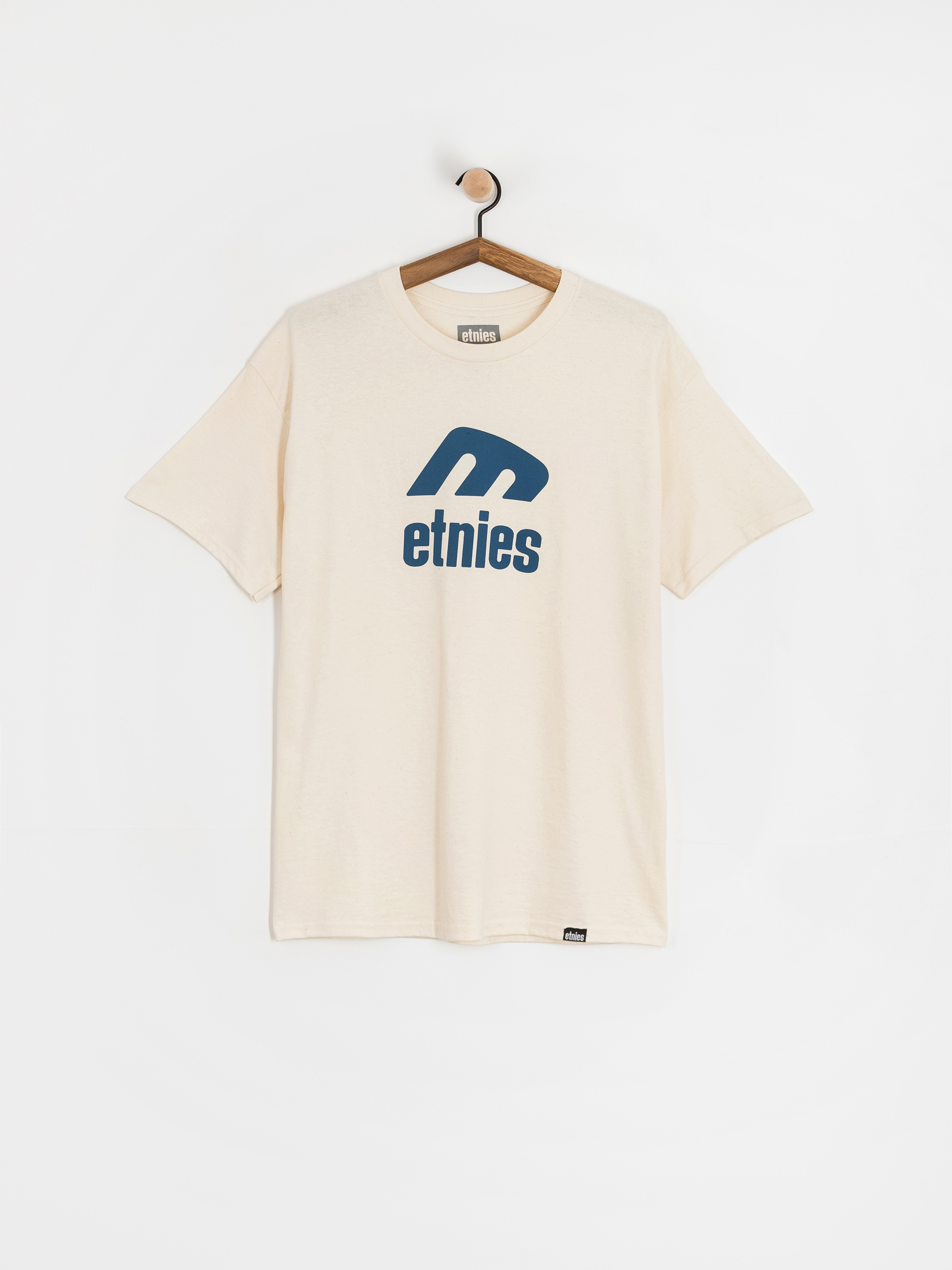 Tricou Etnies Icon E (tan/blue)