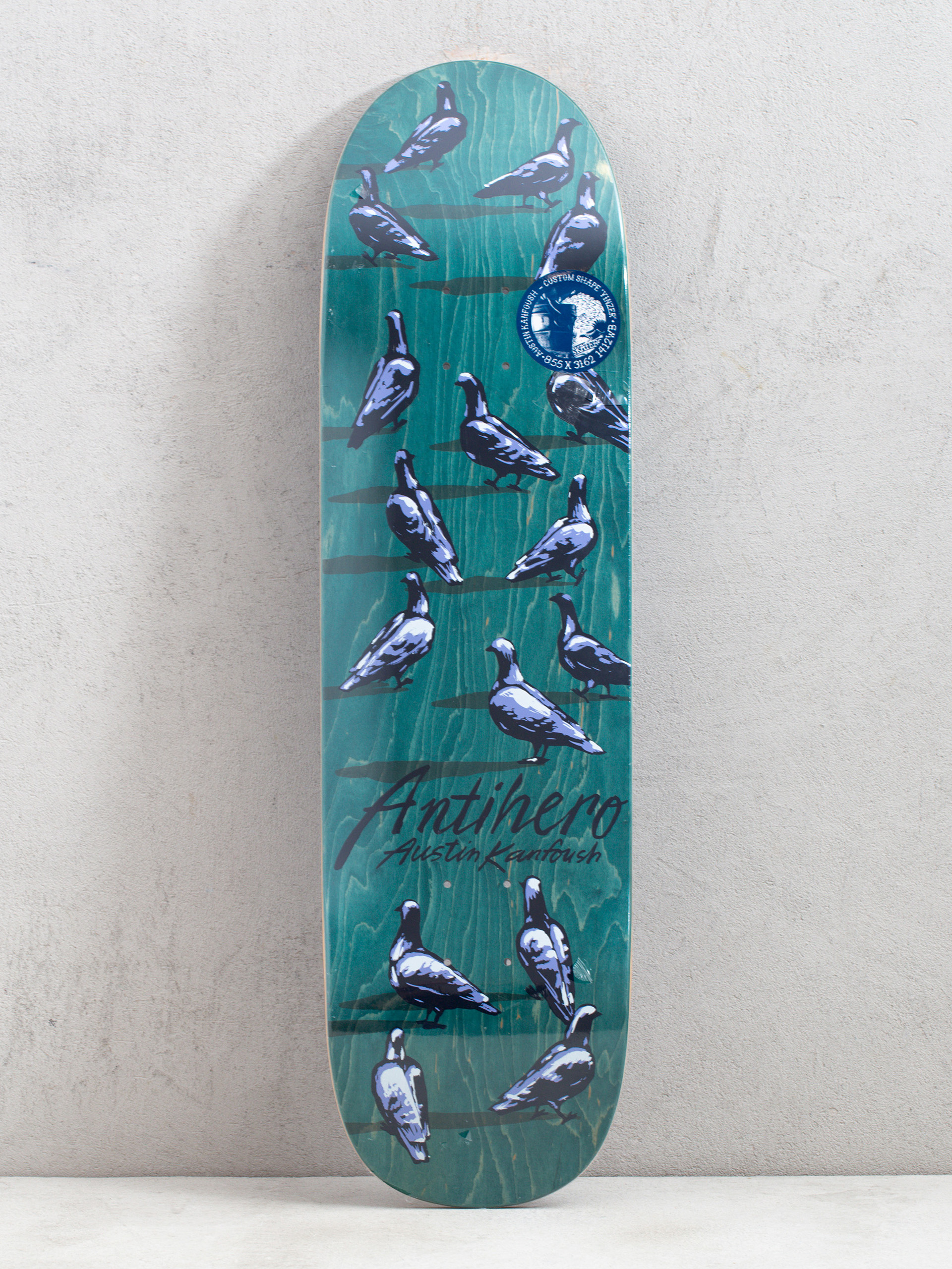 Placă Antihero Kanfoush Down Pigeon Custom (green)