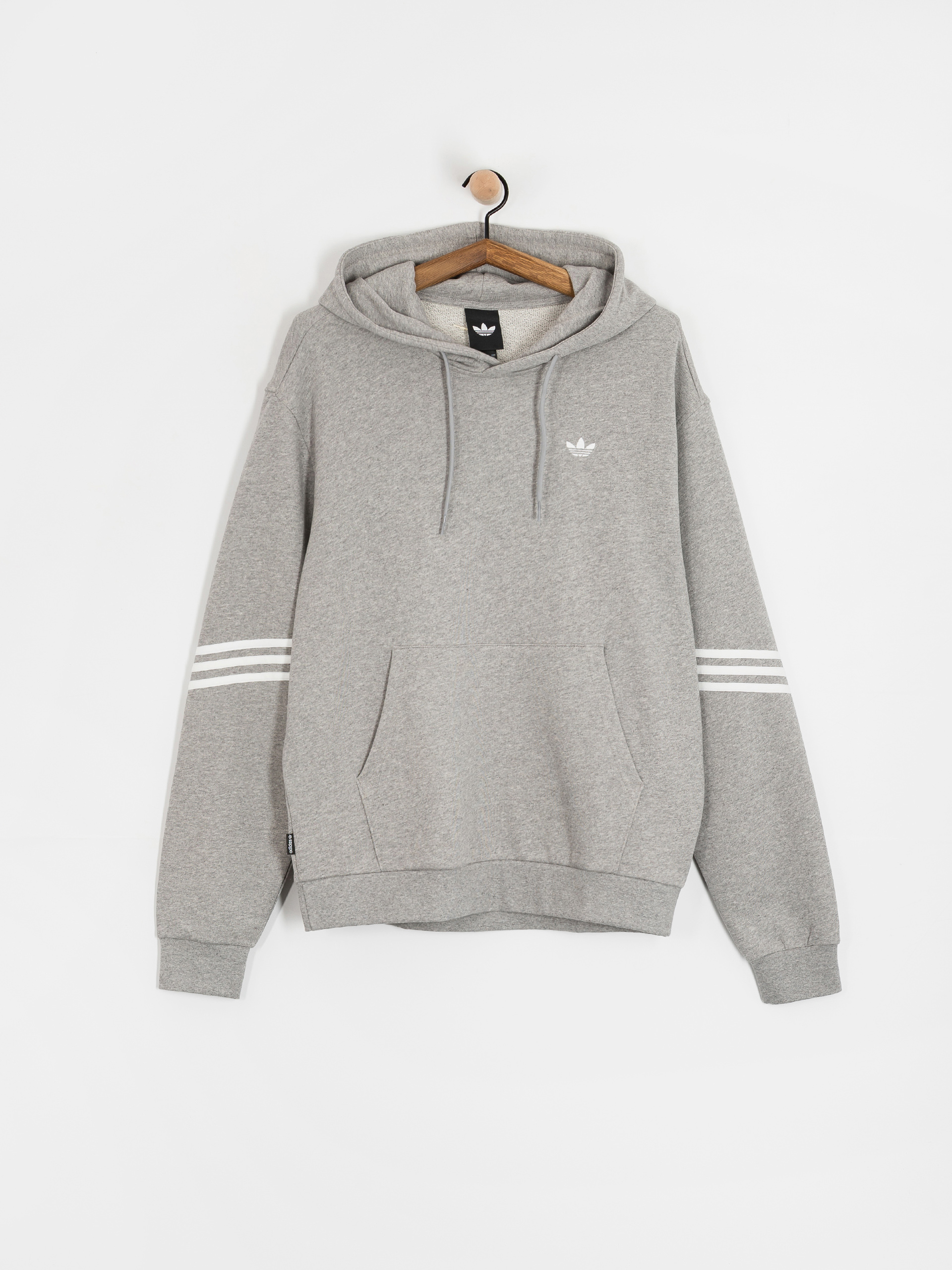 Hanorac cu glugă adidas Classic HD (mgreyh/white)