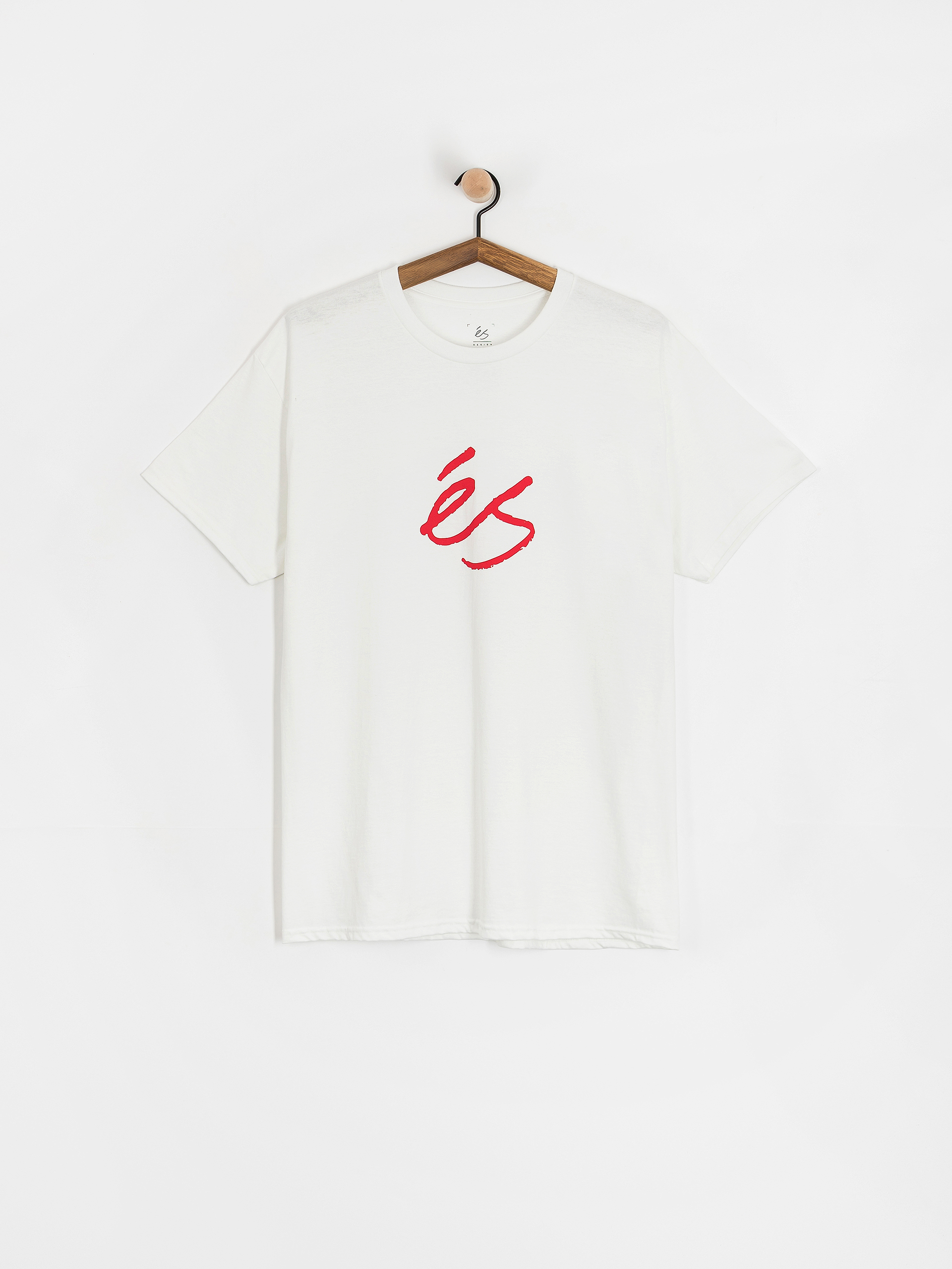 Tricou eS Script (white/red)