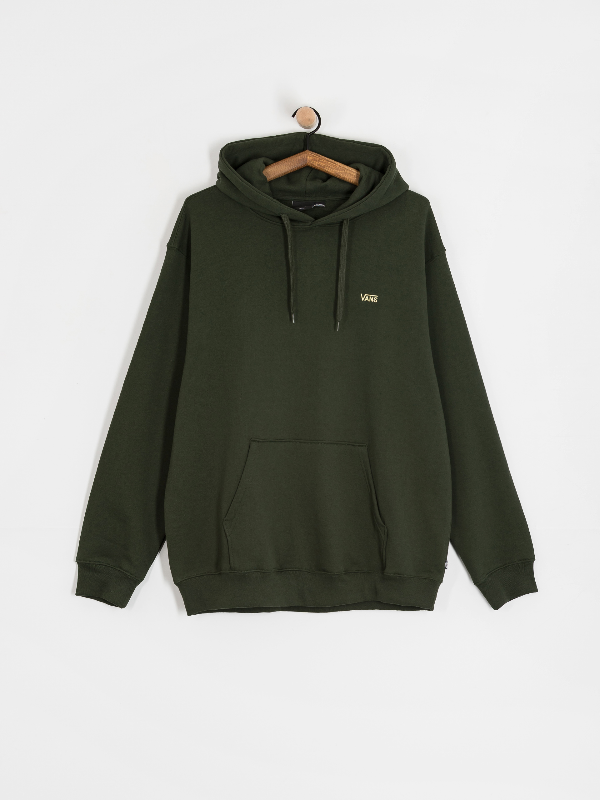 Hanorac cu glugă Vans Left Chest II Loose HD (dried kelp)