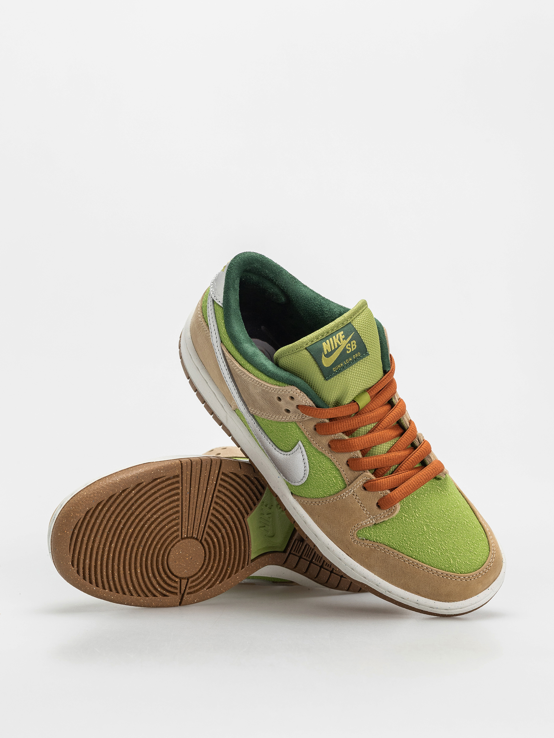 Pantofi Nike SB Dunk Low Pro Wc - maro, verde (sesame/metallic