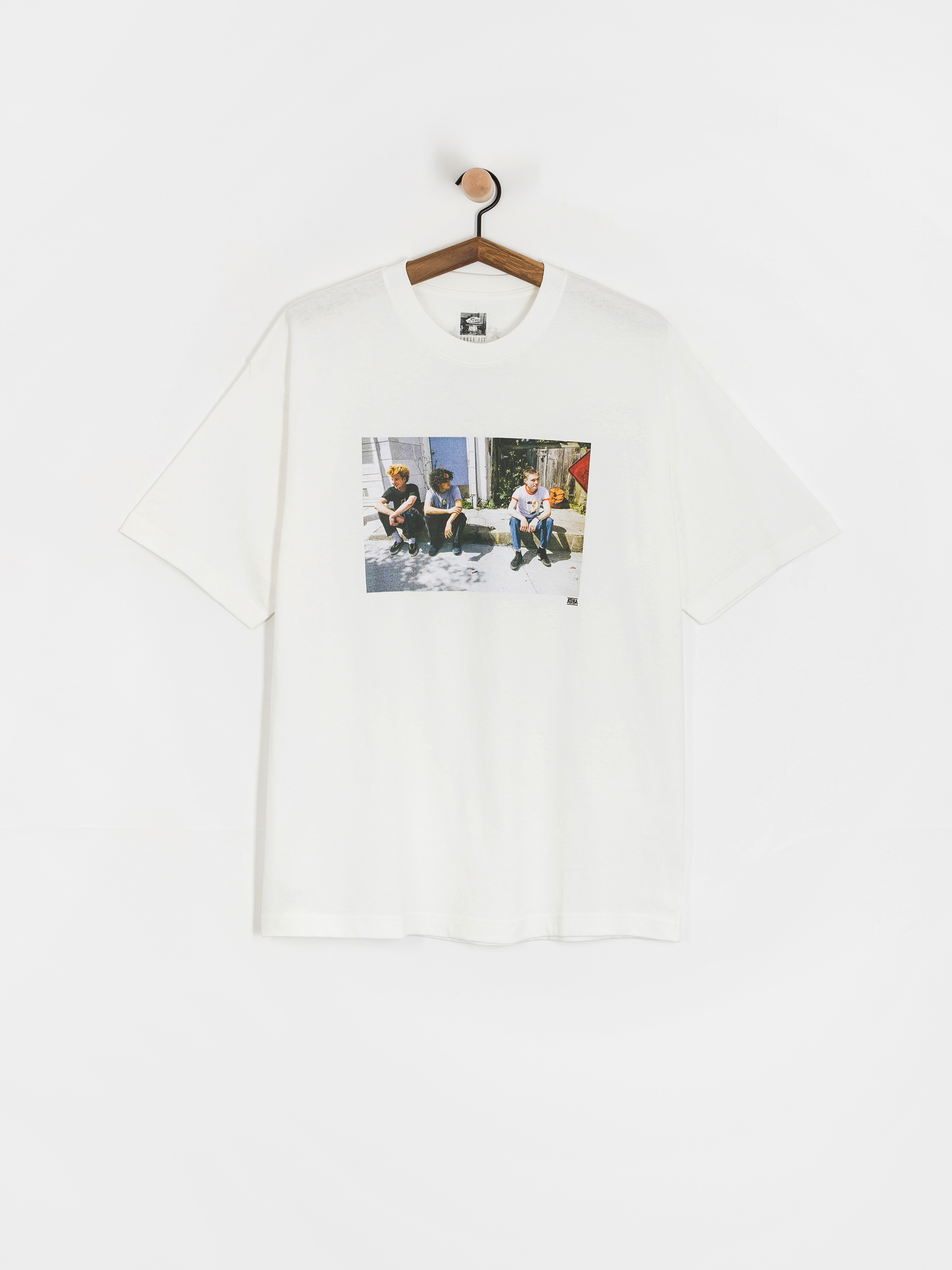 Tricou Vans Skate Atiba Haze Curb Crew (white)