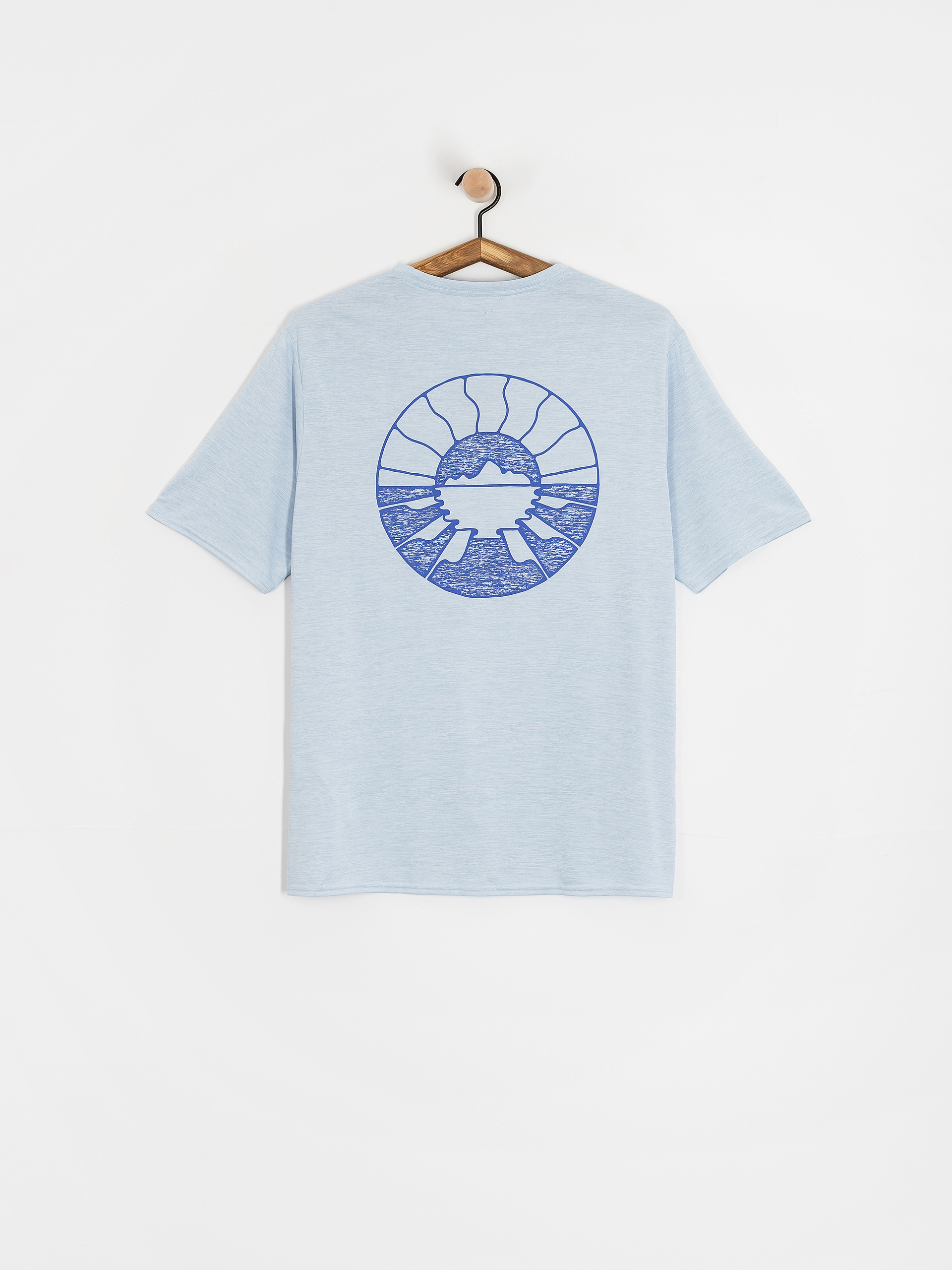 Tricou Patagonia Cap Cool Daily Graphic Waters (forgotten island fleck blue)