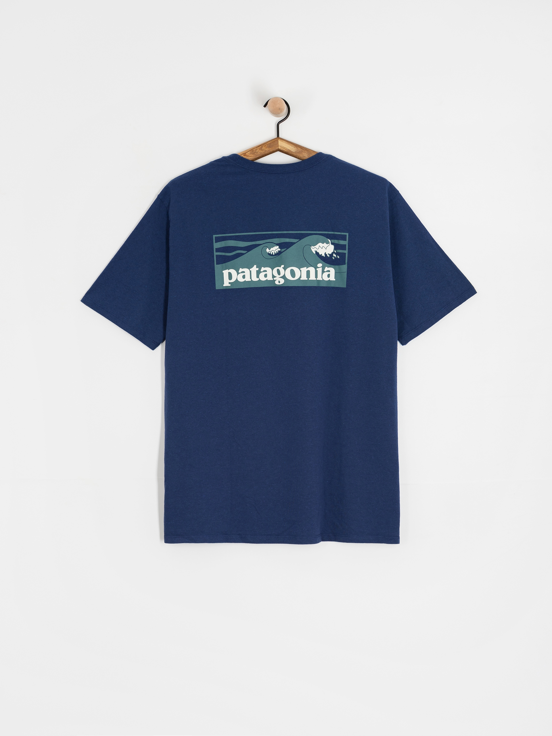 Tricou Patagonia Boardshort Logo Pocket Responsibili (clement blue)