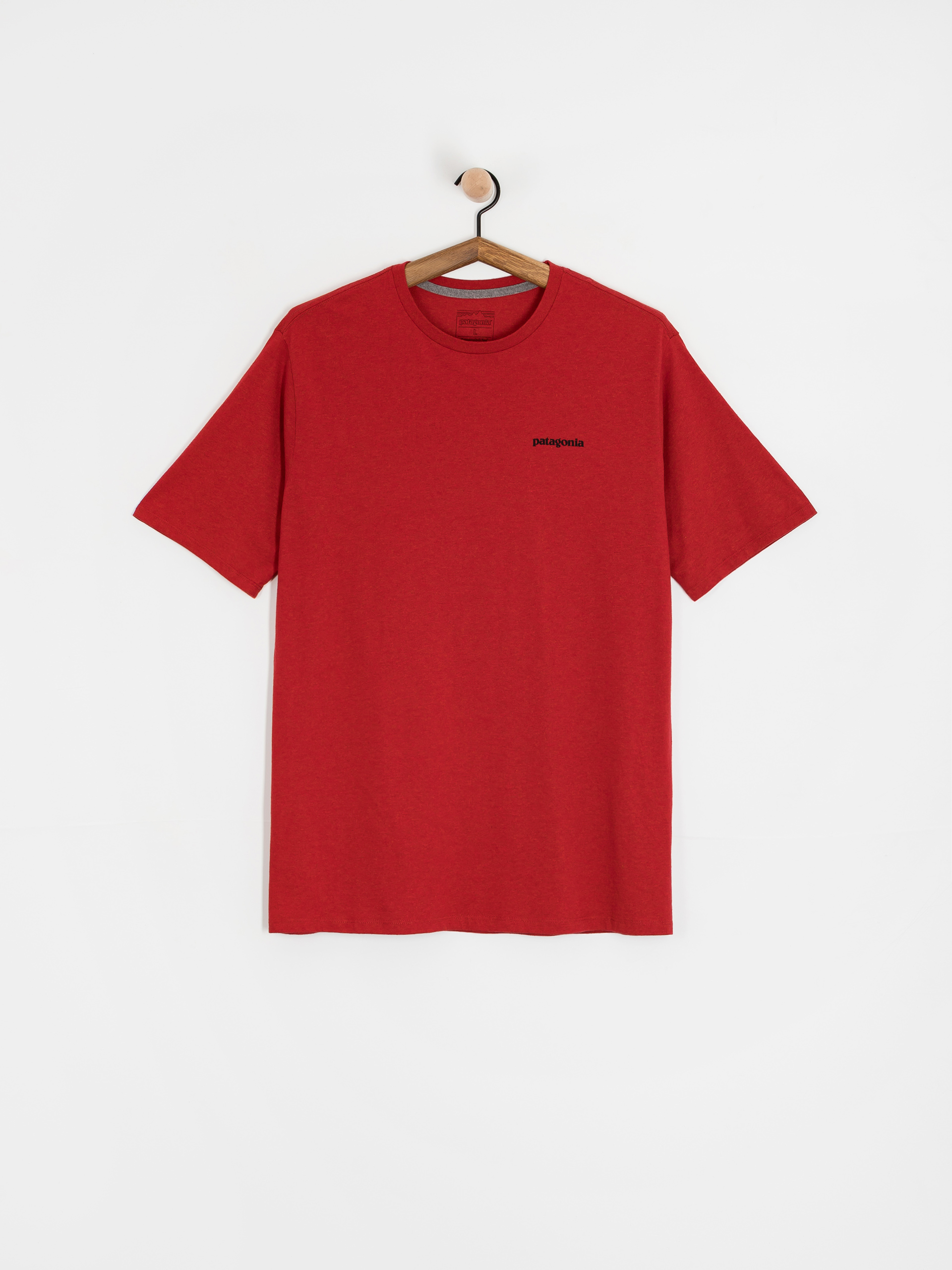 Tricou Patagonia P 6 Logo Responsibili (amanita red)
