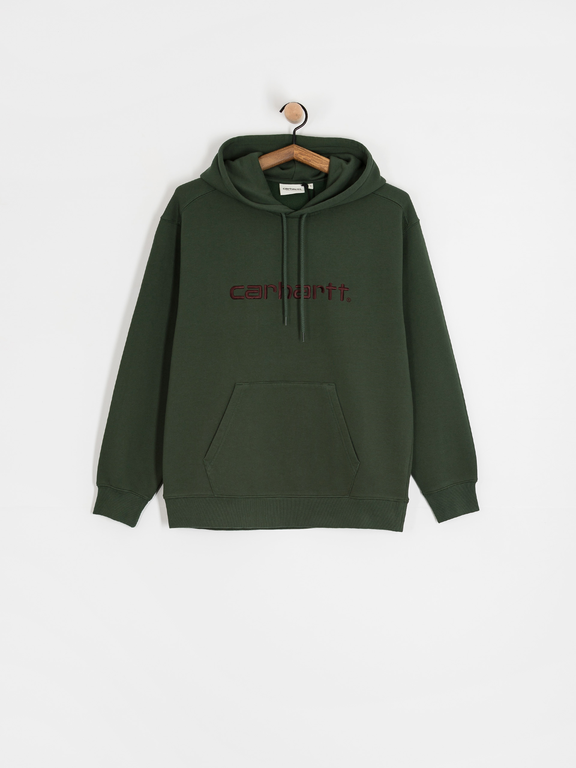 Hanorac cu glugă Carhartt WIP Carhartt HD Wmn (sycamore tree/rondo)