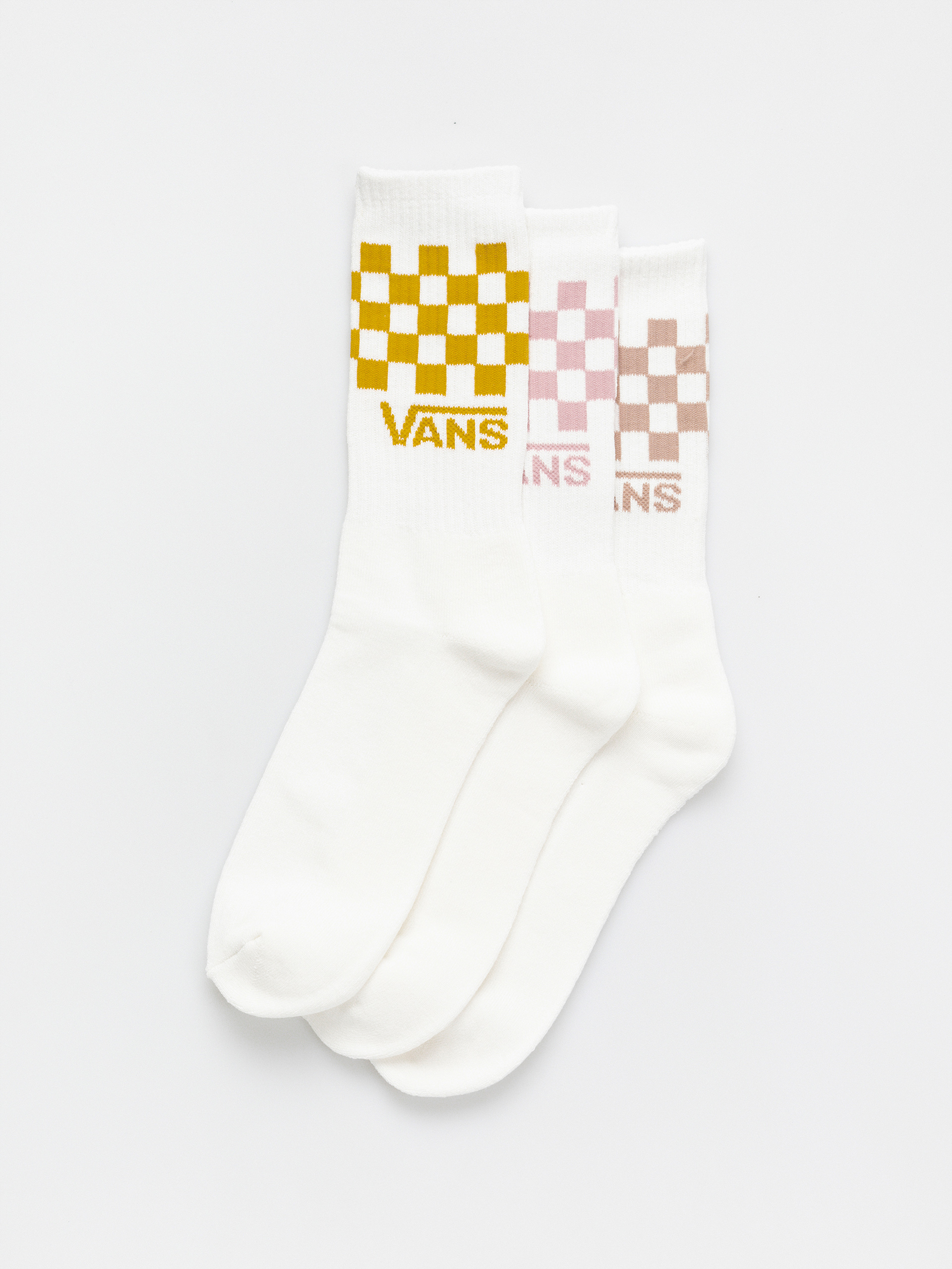 Șosete Vans Classic Check Crew (pink dawn)