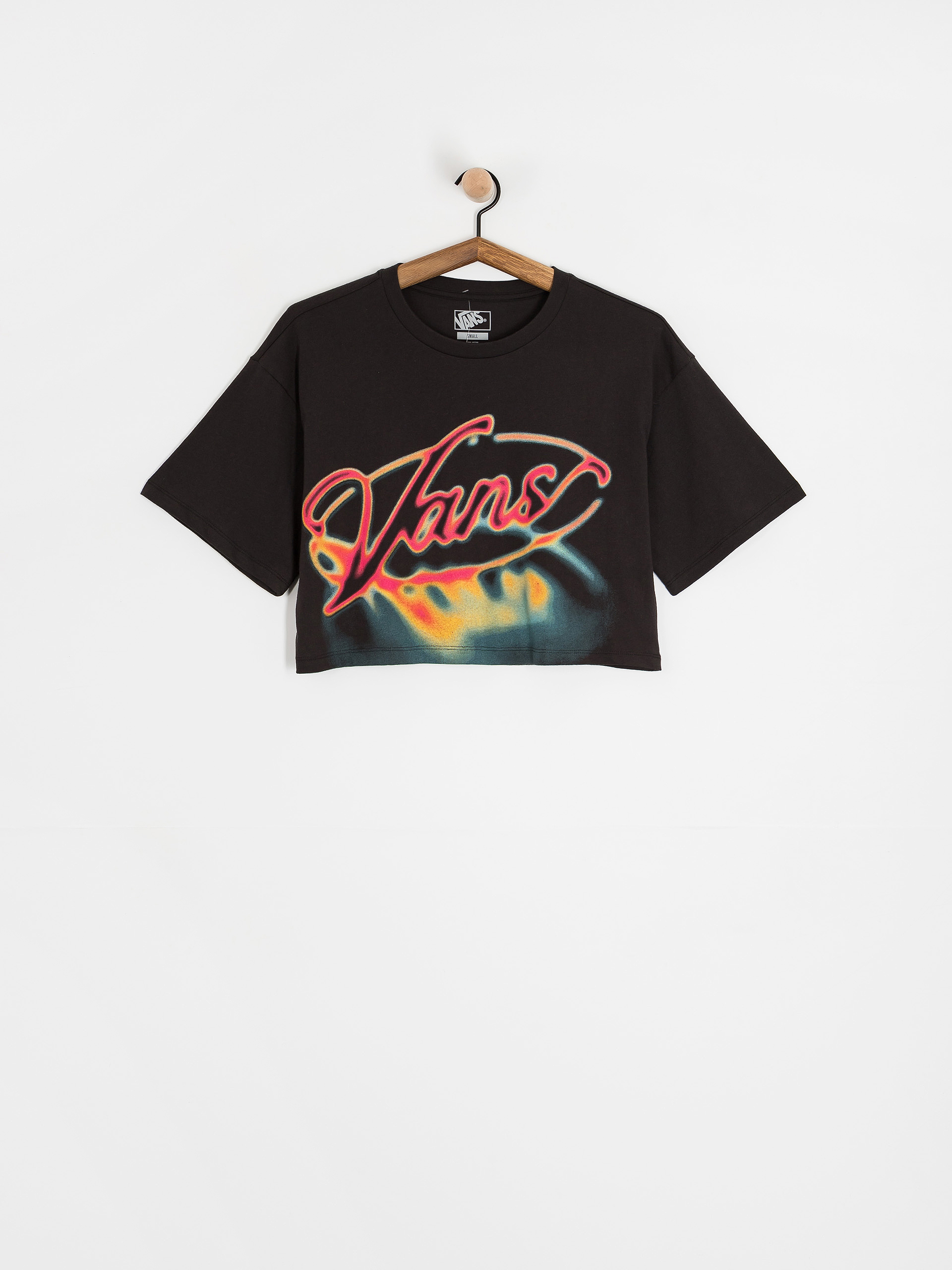 Tricou Vans Afterburn Relaxed Crop Wmn (black)