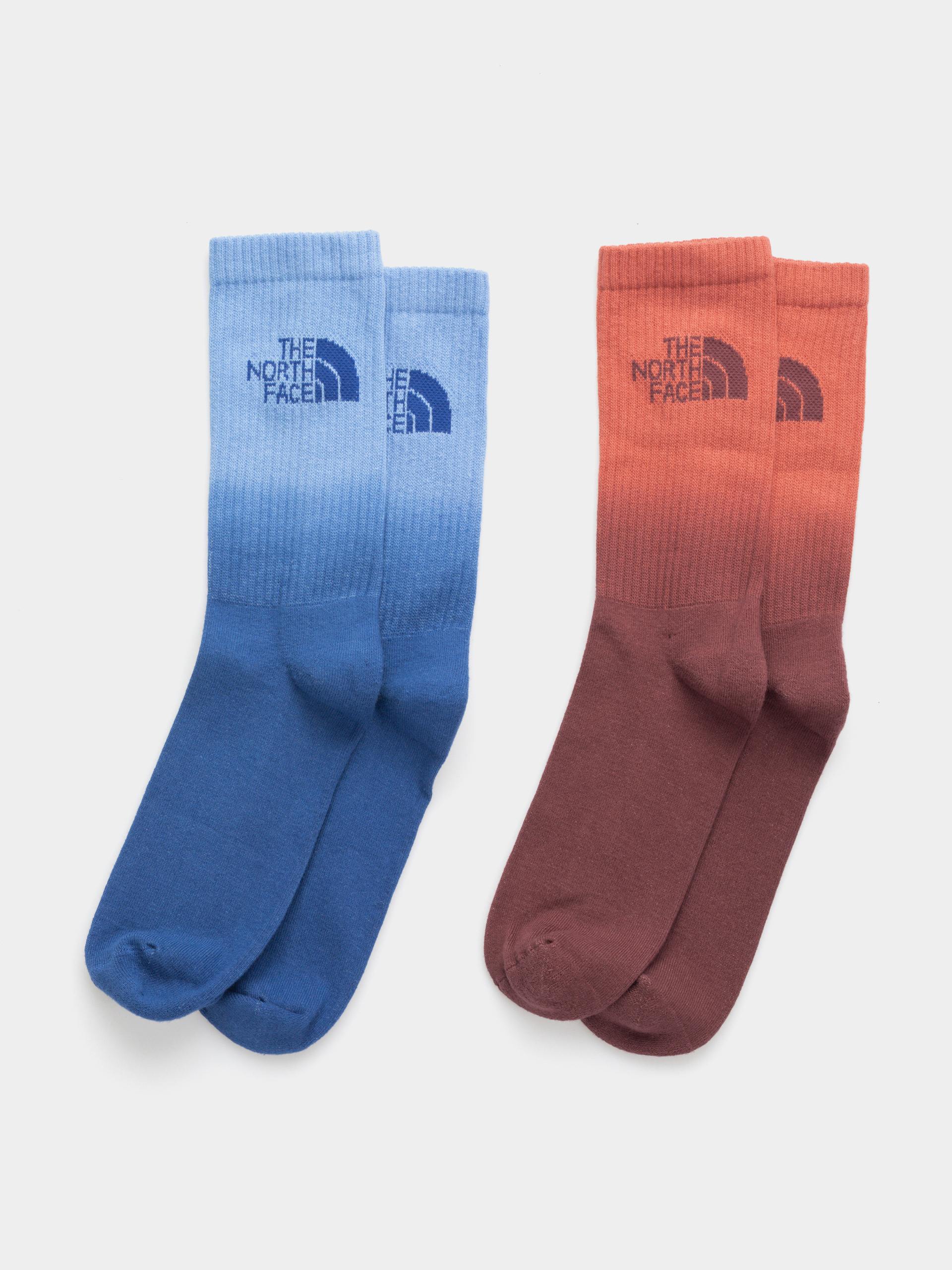 Șosete The North Face Everyday Crew Dip Dye 2P (tnf blue/white dune/mar)
