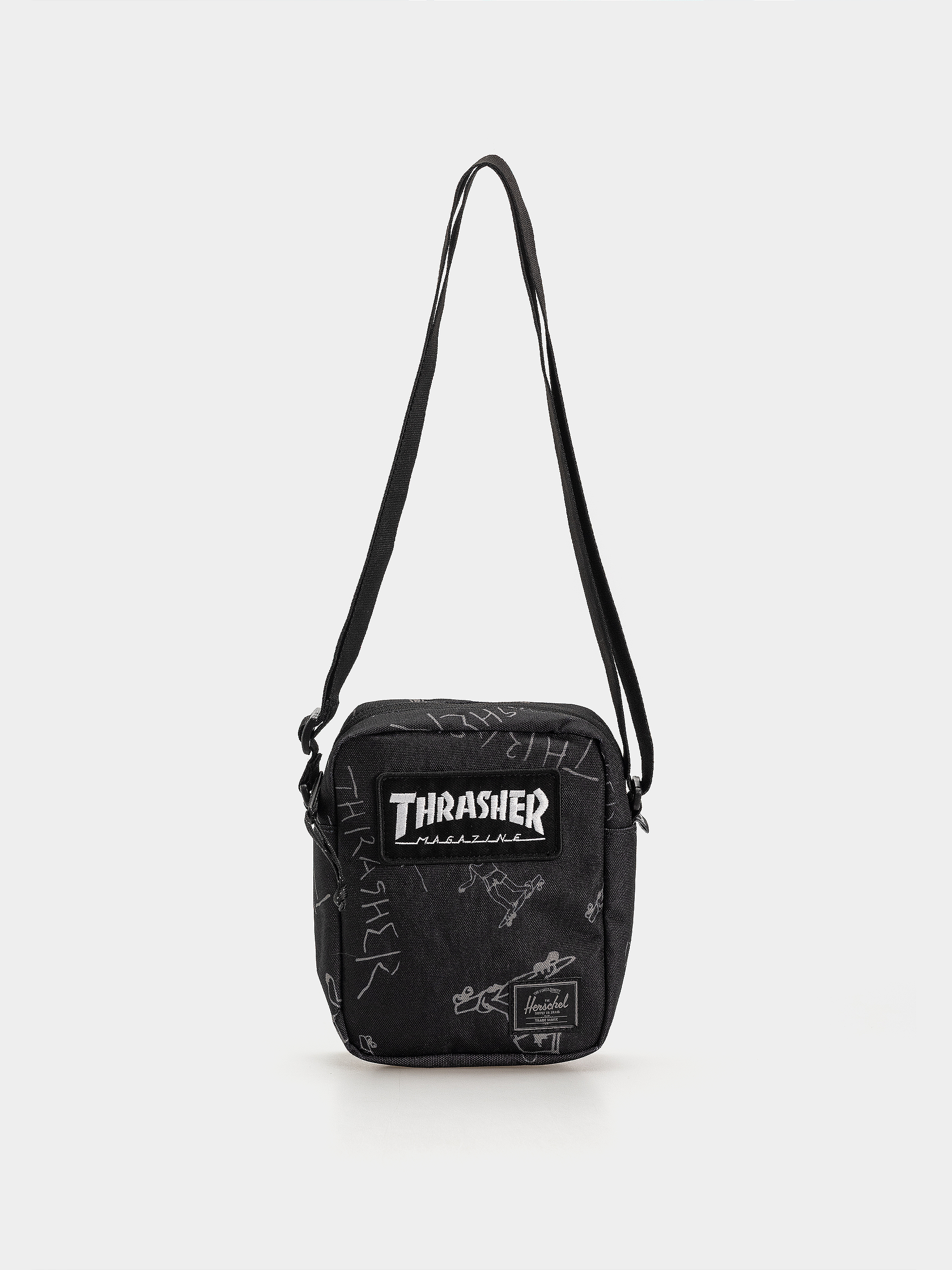 Geantă Herschel Supply Co. X Thrasher Gonz Heritage Crossbody (black)