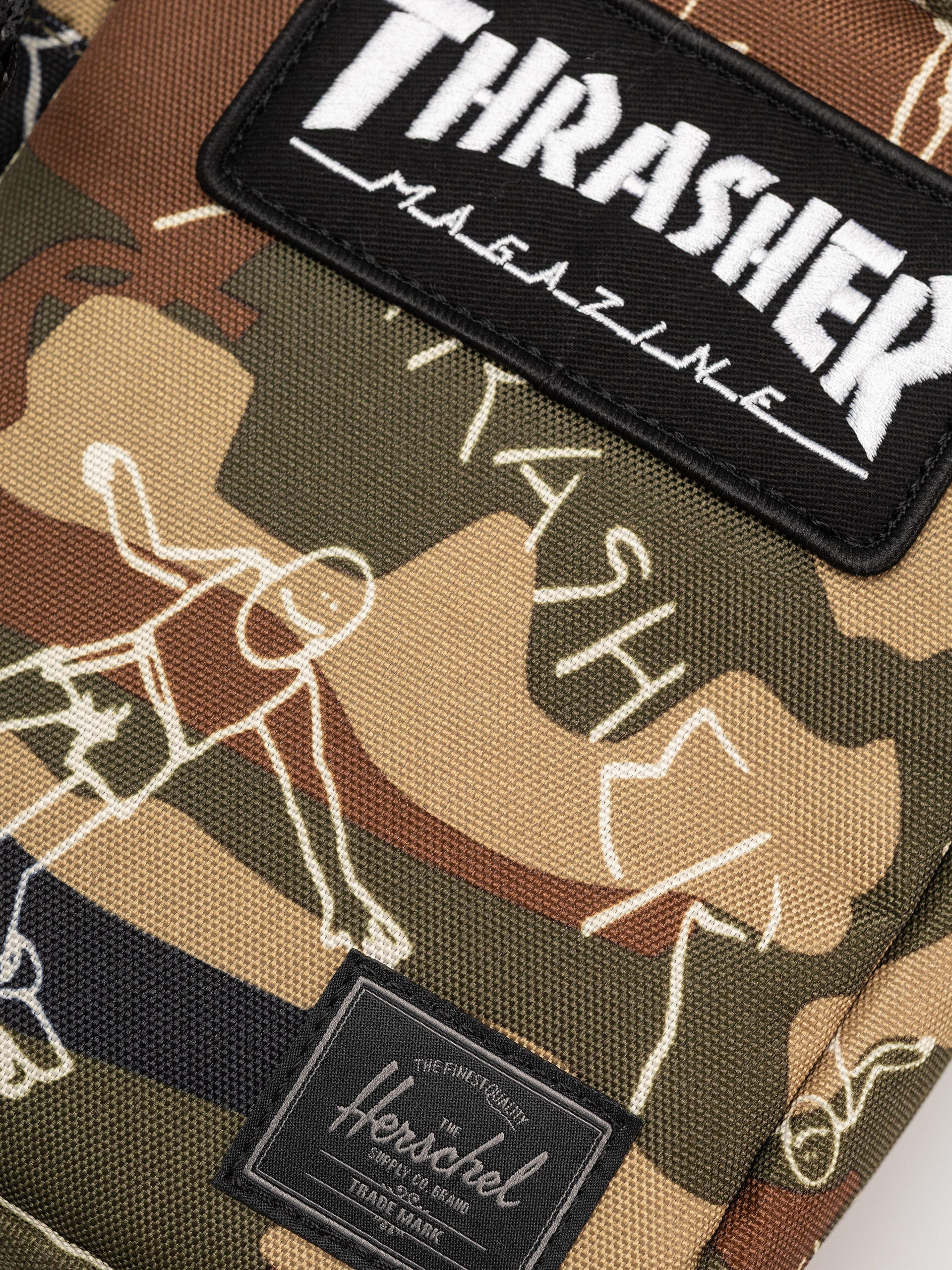 Geantă Herschel Supply Co. X Thrasher Gonz Heritage Crossbody (woodland camo)