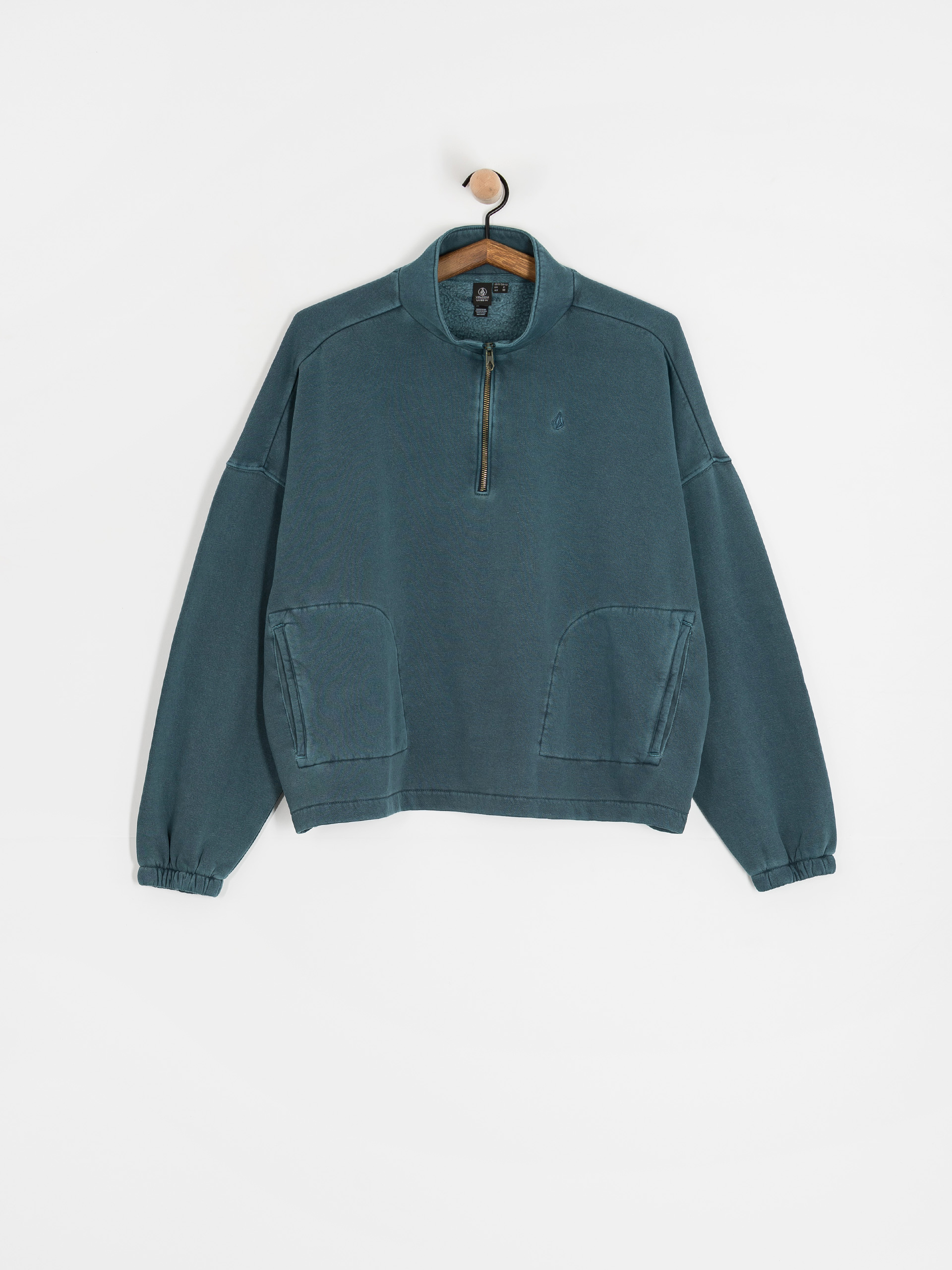Hanorac Volcom Stone Soft Quarter Zip Wmn (emerald green)