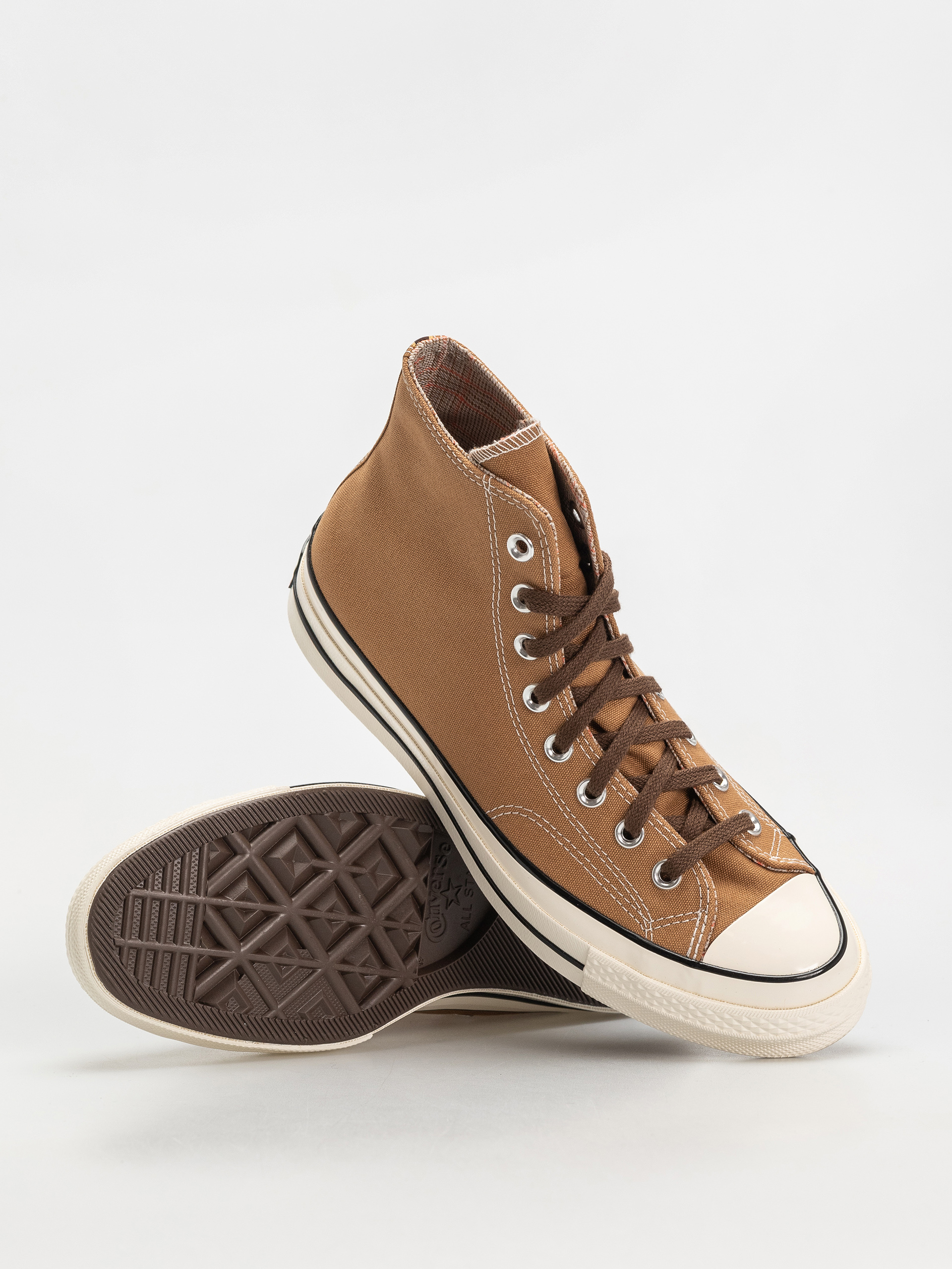 Teniși Converse Chuck 70 Hi (dark brown/beige)