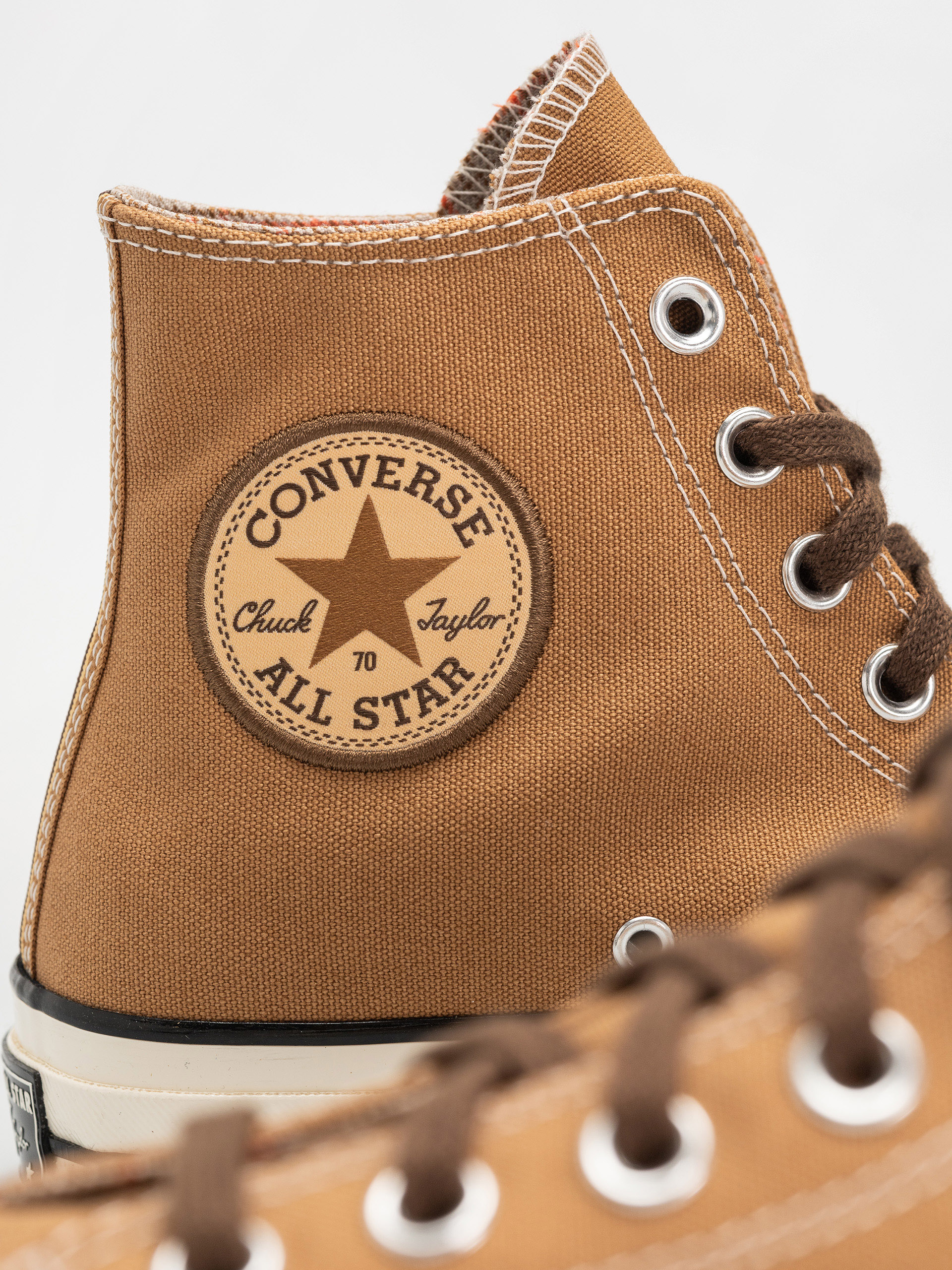 Teniși Converse Chuck 70 Hi (dark brown/beige)