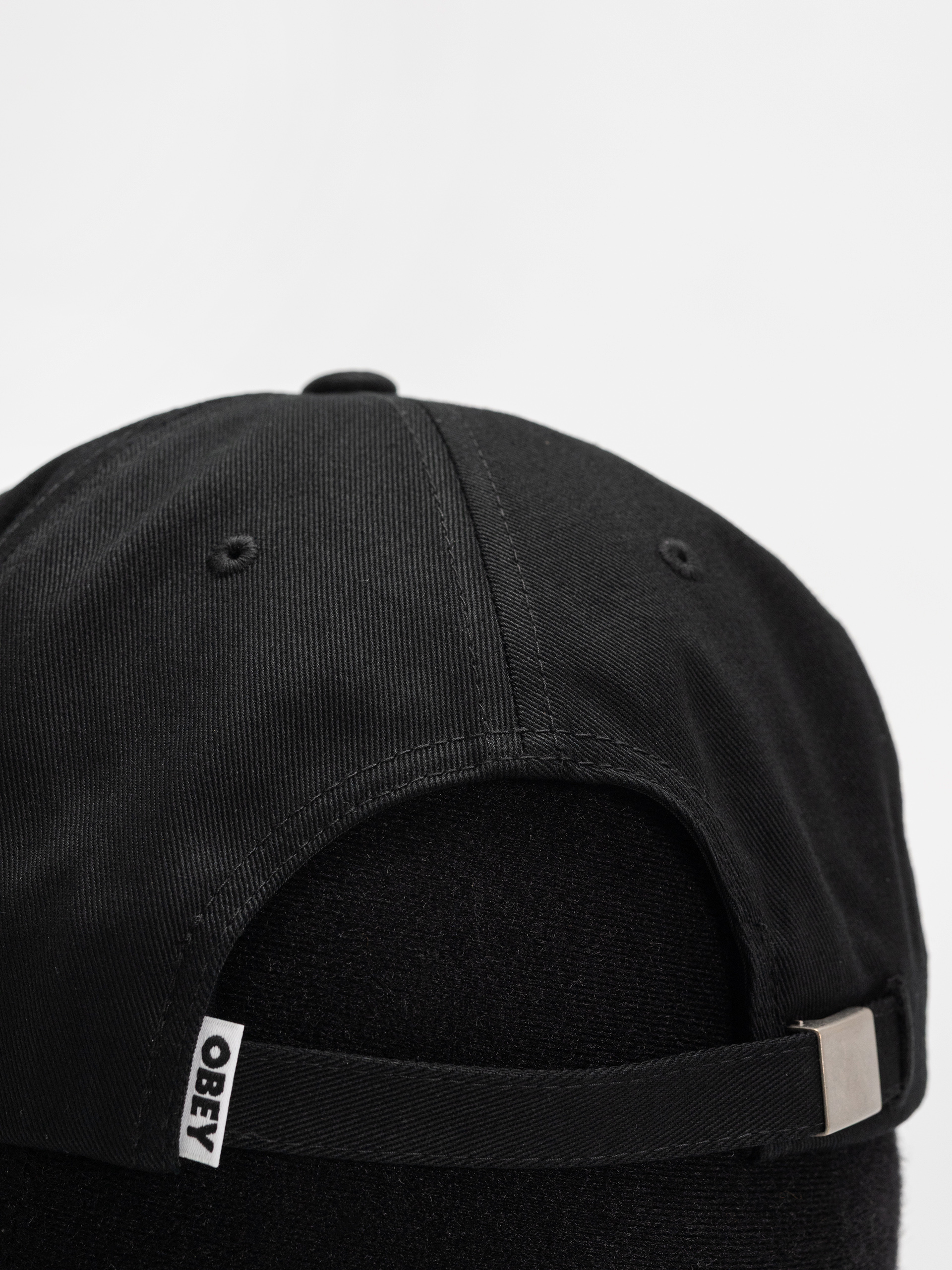 Șapcă OBEY Obey Studios 5 Panel Strapback (black)