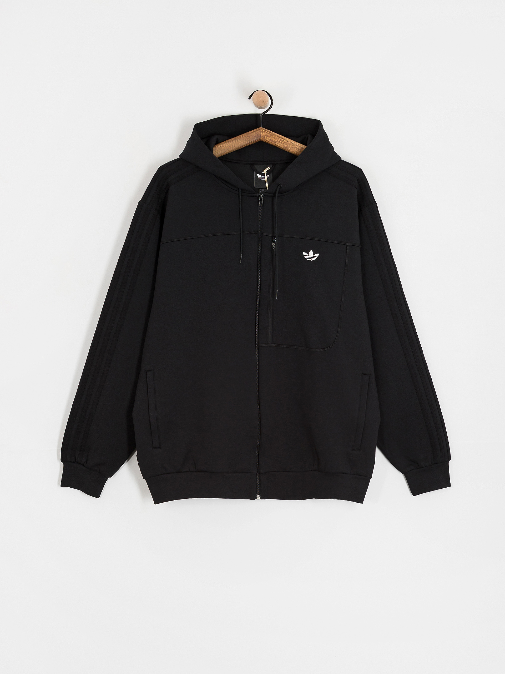 Geacă adidas Tech Fleece - negru (black/white)