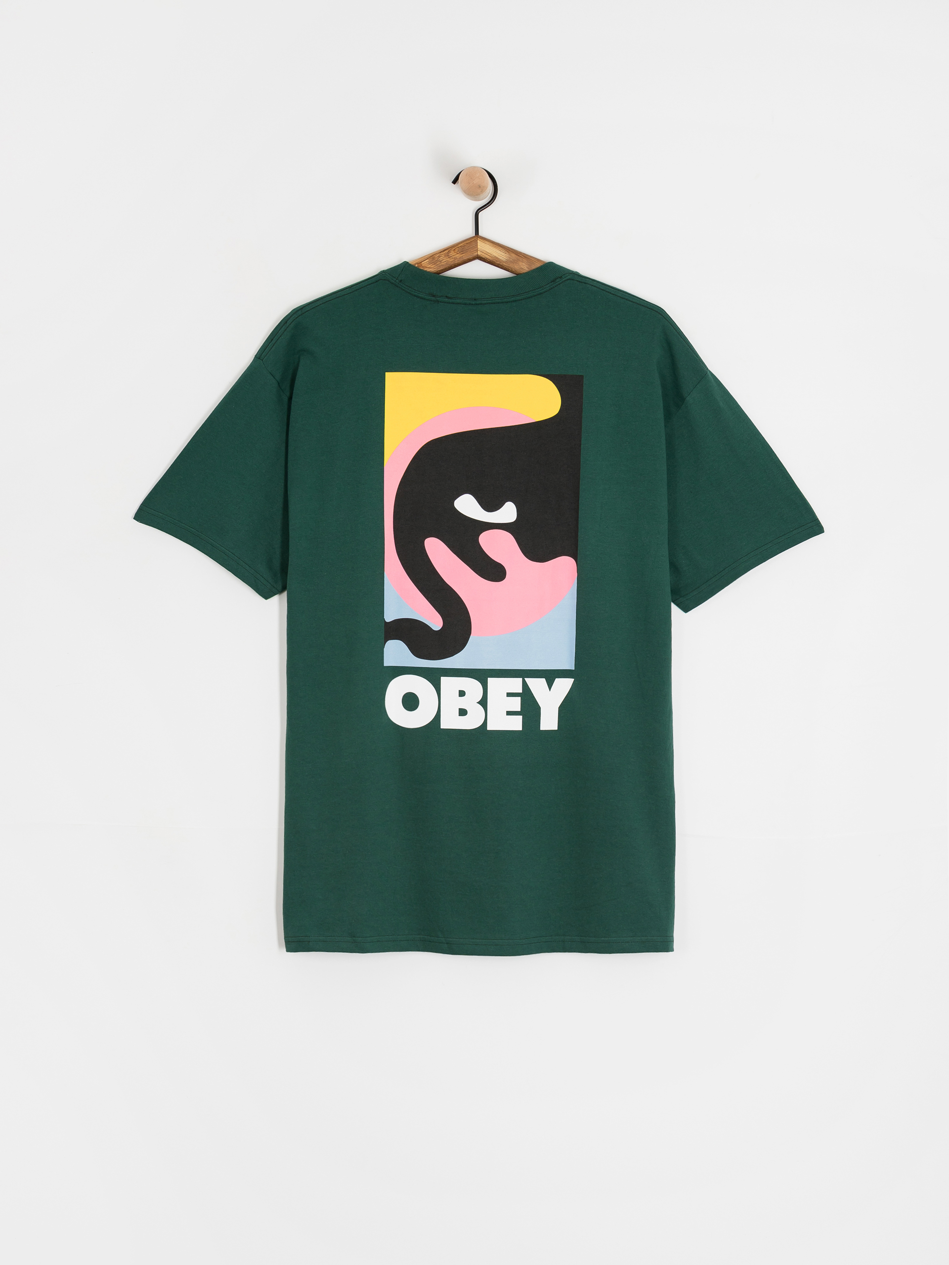 Tricou OBEY Obey Quarter Icon (rainforest)