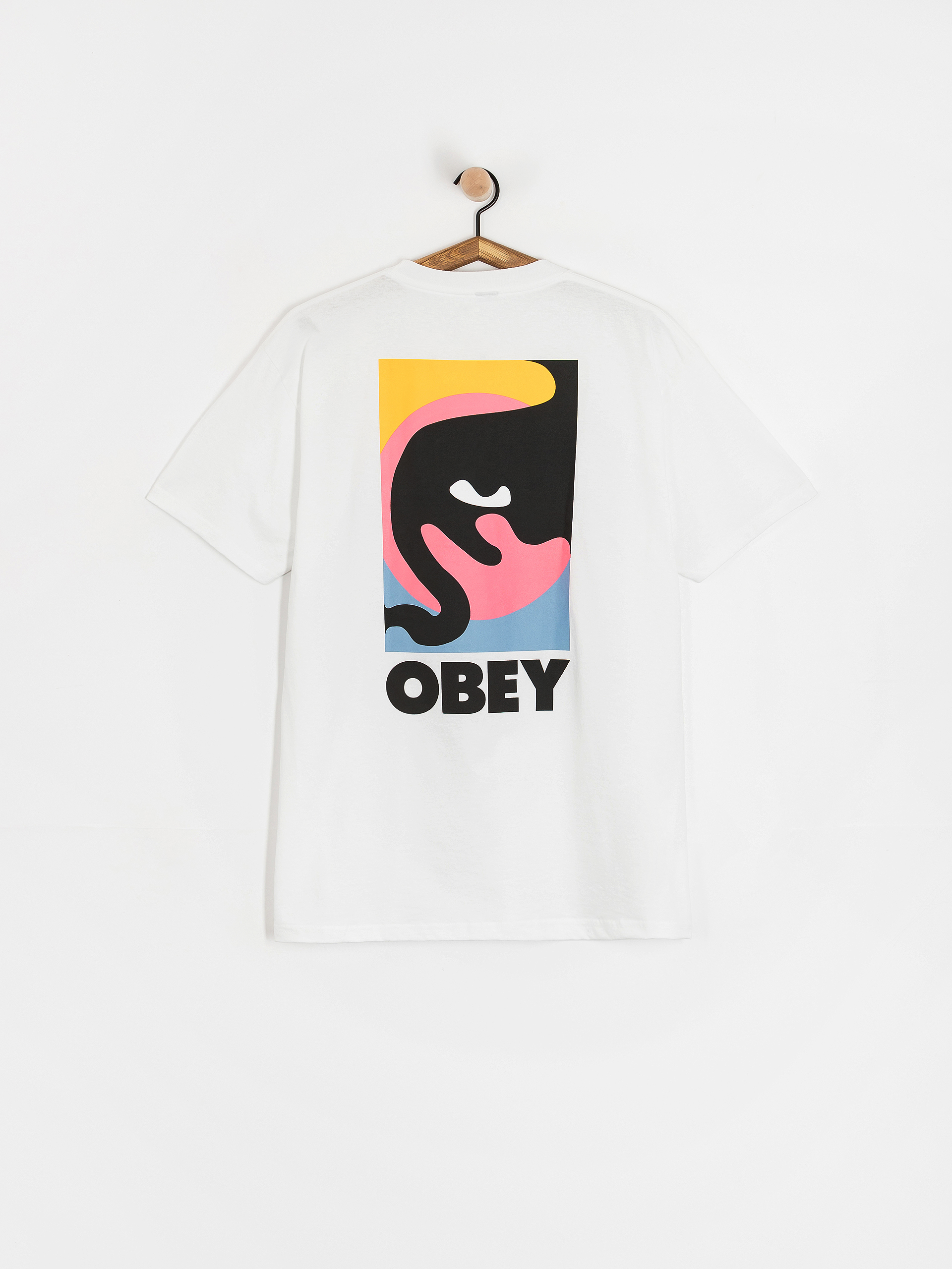 Tricou OBEY Obey Quarter Icon (white)