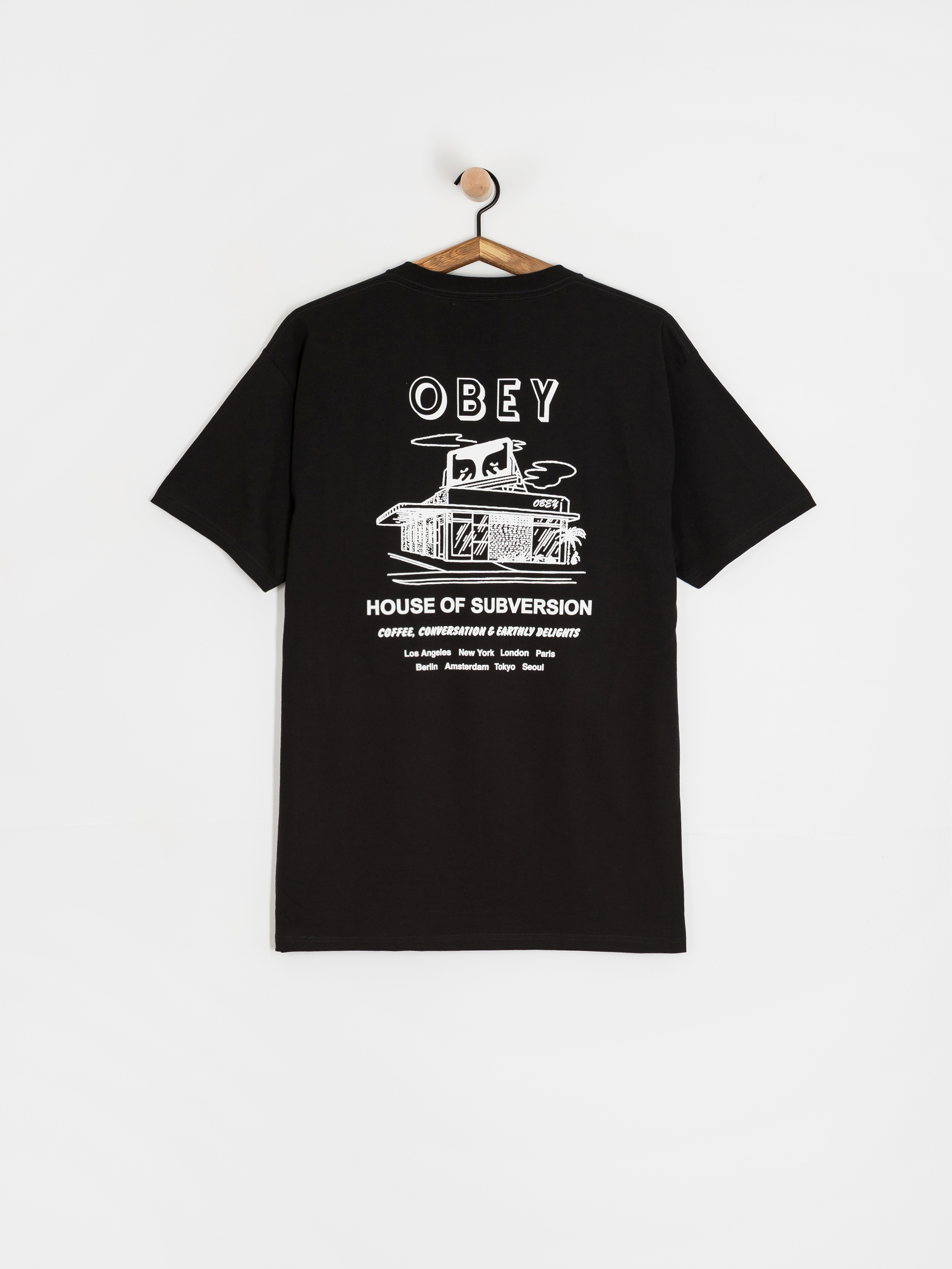 Tricou OBEY Obey House Of Subversion (black)