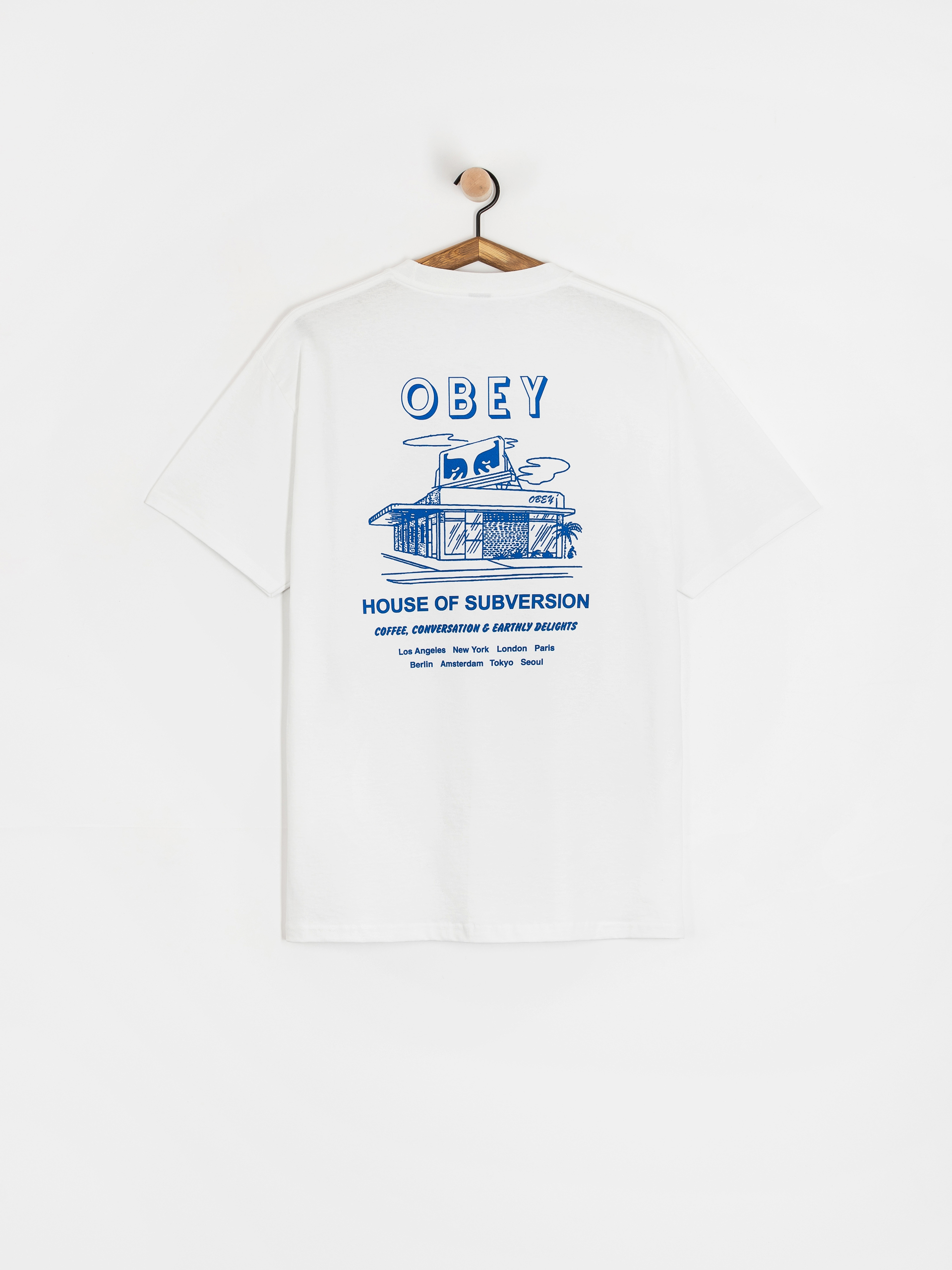 Tricou OBEY Obey House Of Subversion (white)