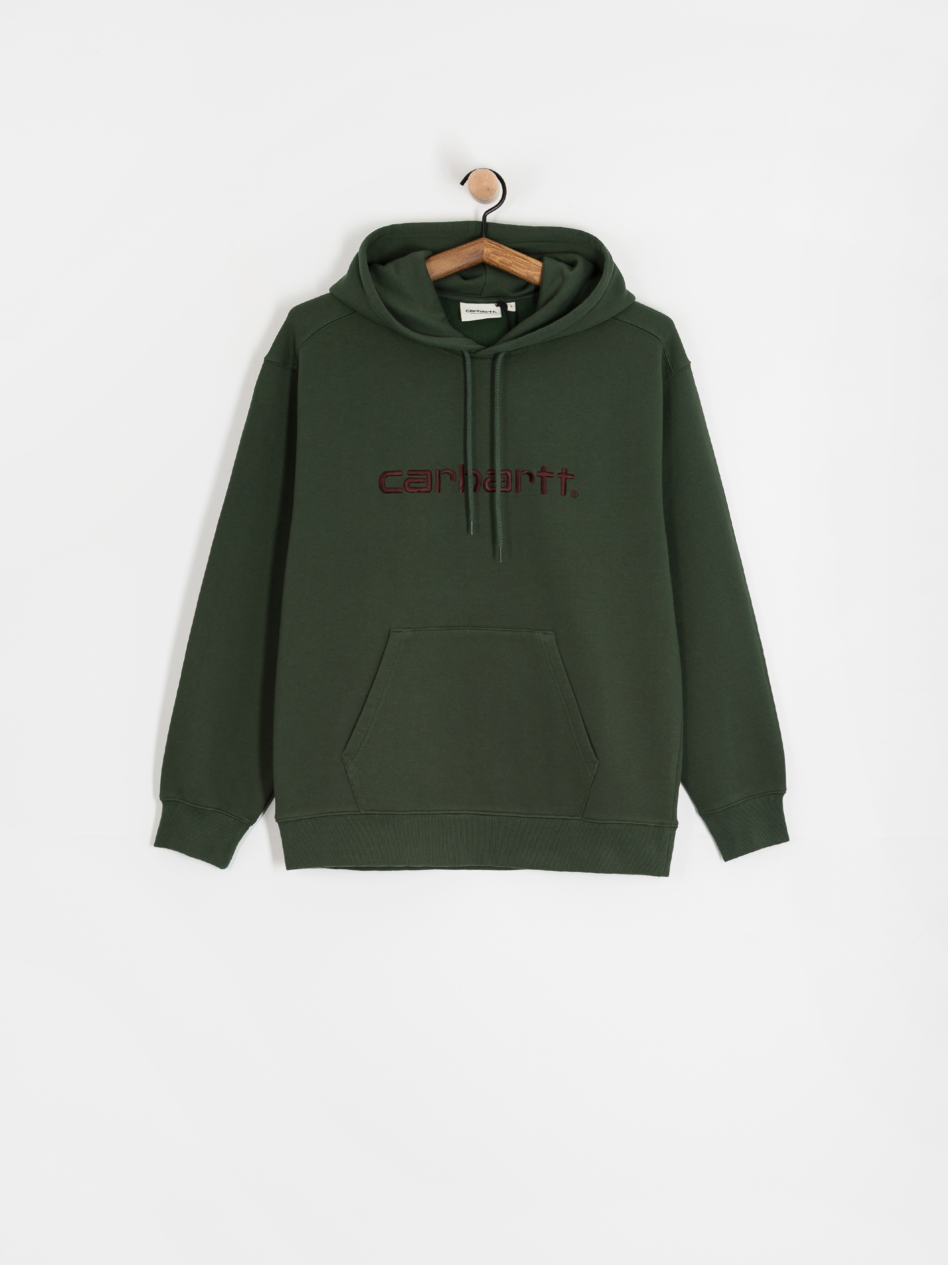 Hanorac cu glugă Carhartt WIP Carhartt HD Wmn (sycamore tree/rondo)