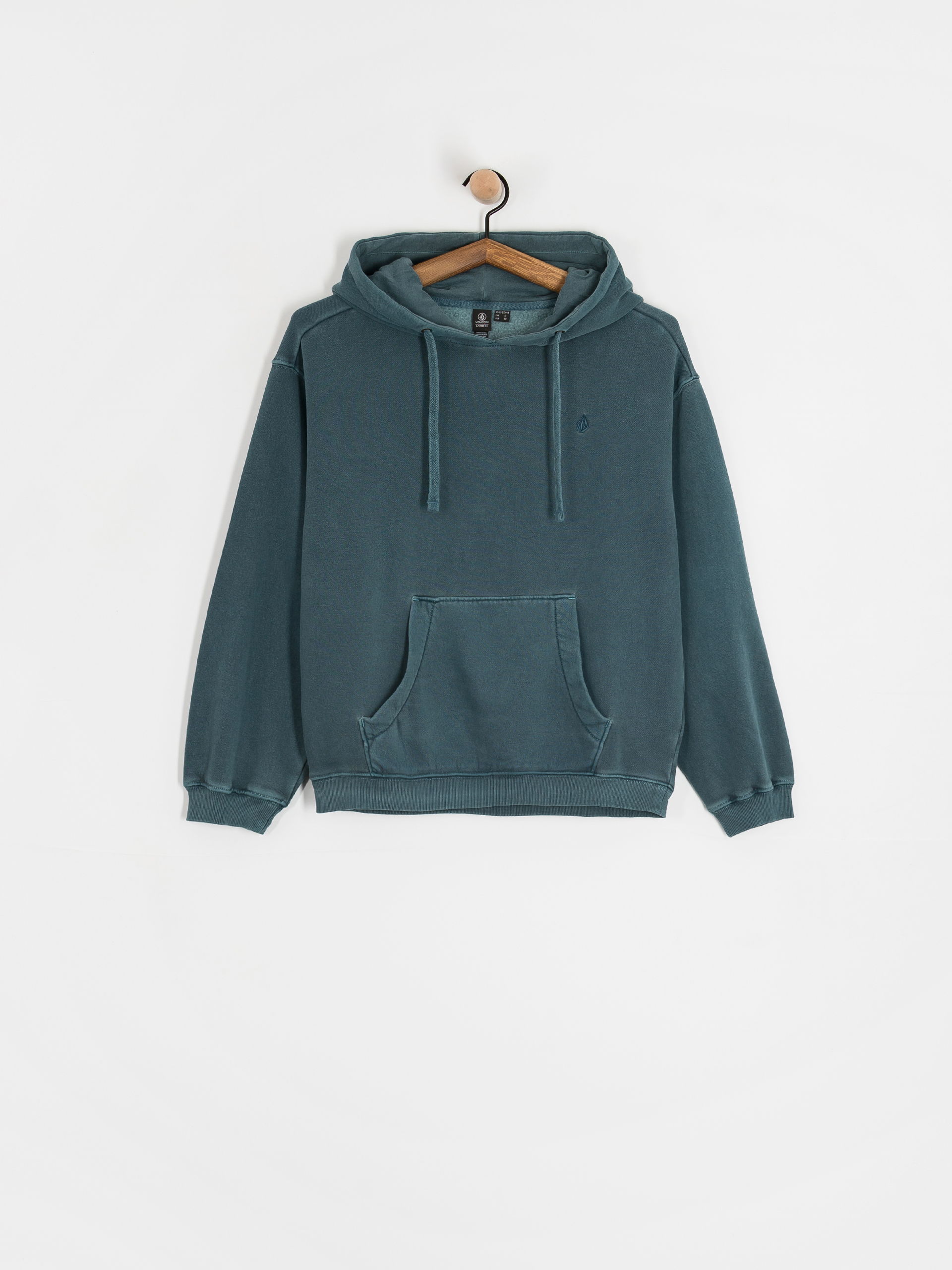 Hanorac cu glugă Volcom Stone Soft HD Wmn (emerald green)