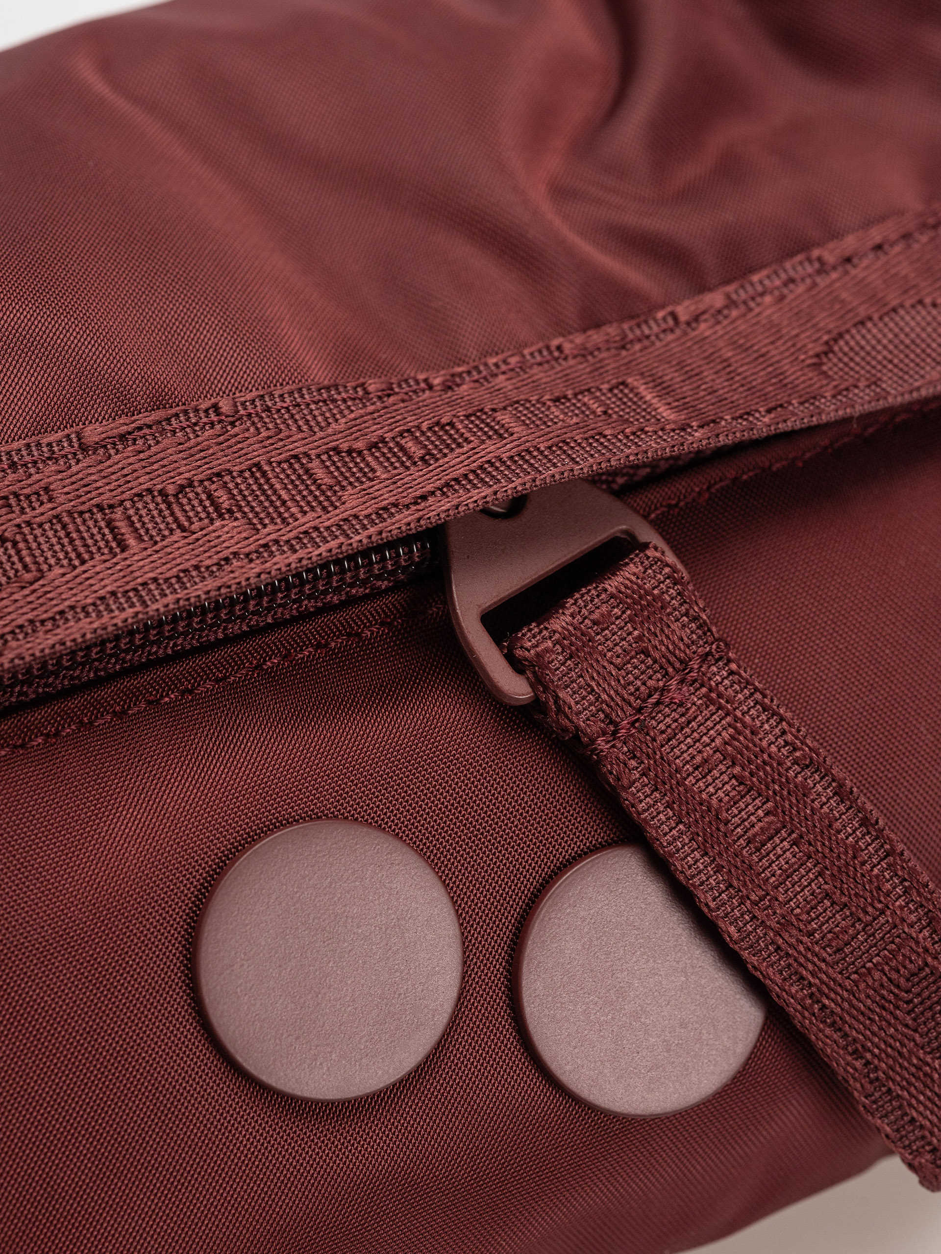 Borsetă de brâu PinqPonq Brik Changeant (glazed red)