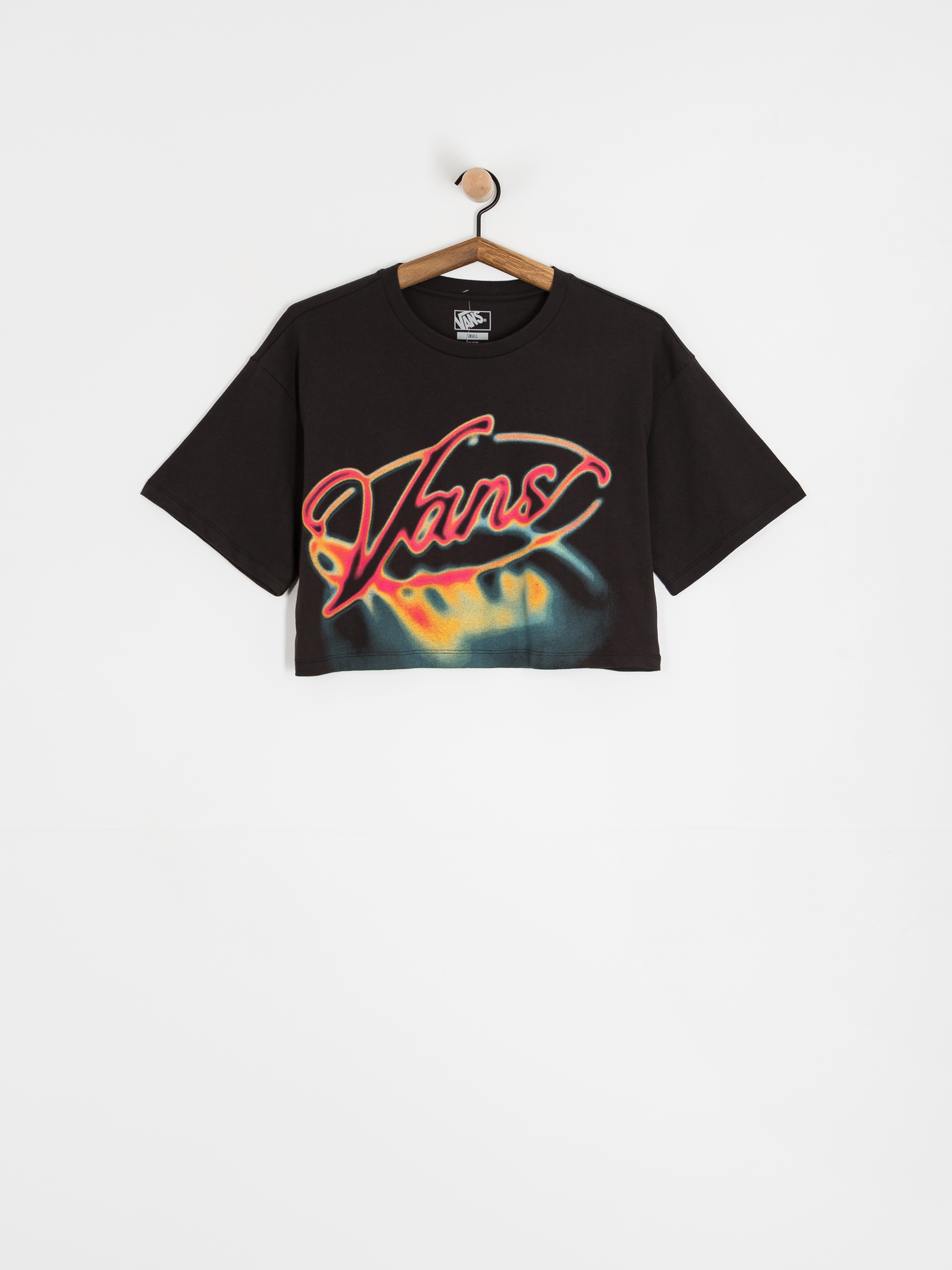 Tricou Vans Afterburn Relaxed Crop Wmn (black)