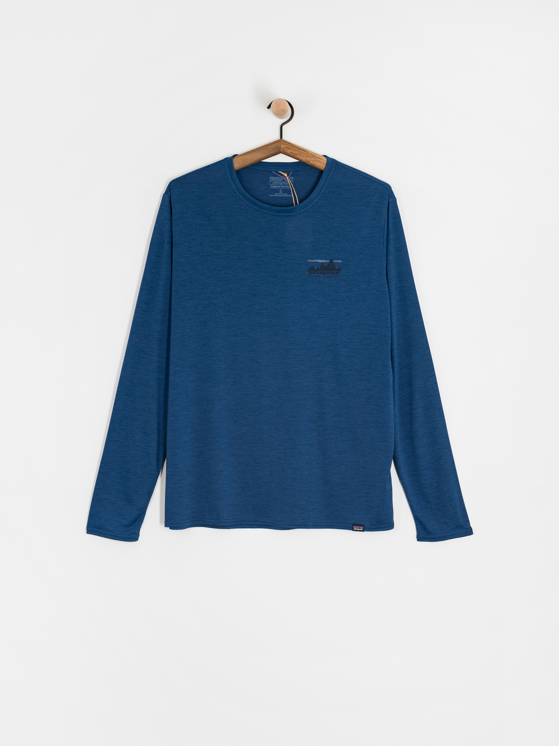Longsleeve Patagonia Cap Cool Daily Graphic (73 skyline clement blue x-dye)