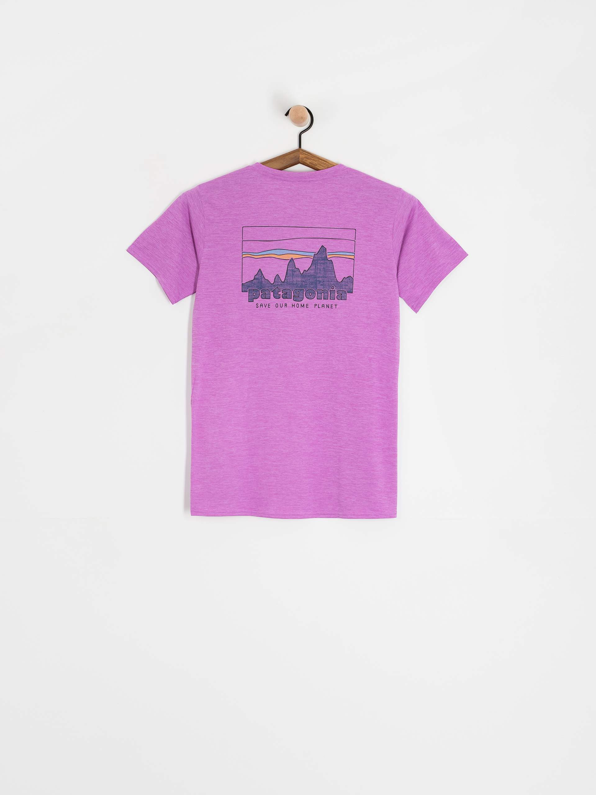 Tricou Patagonia Cap Cool Daily Graphic Wmn (73 skyline brisk purple x-dye)