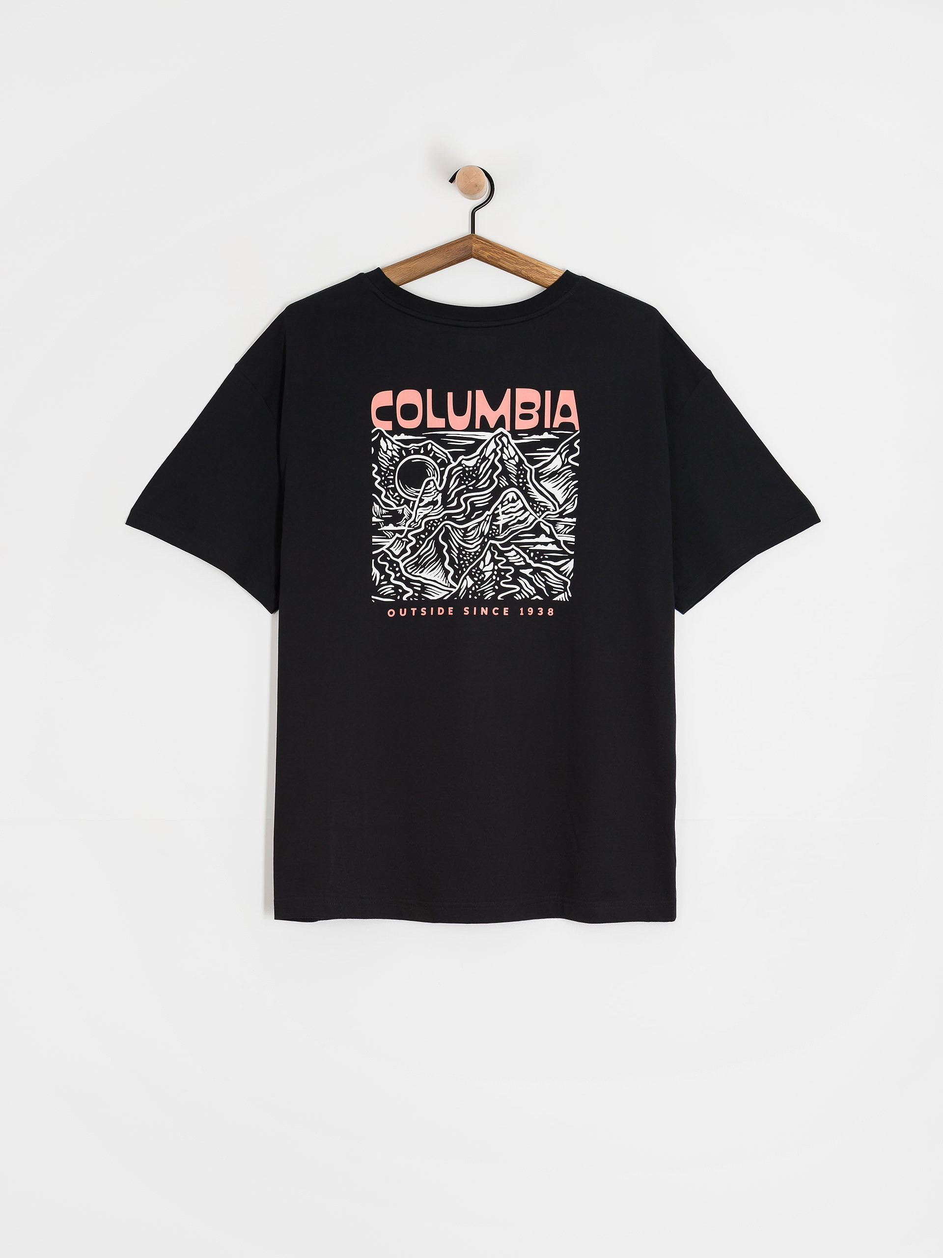 Tricou Columbia Rolling Bend Oversized (black/mountainview)