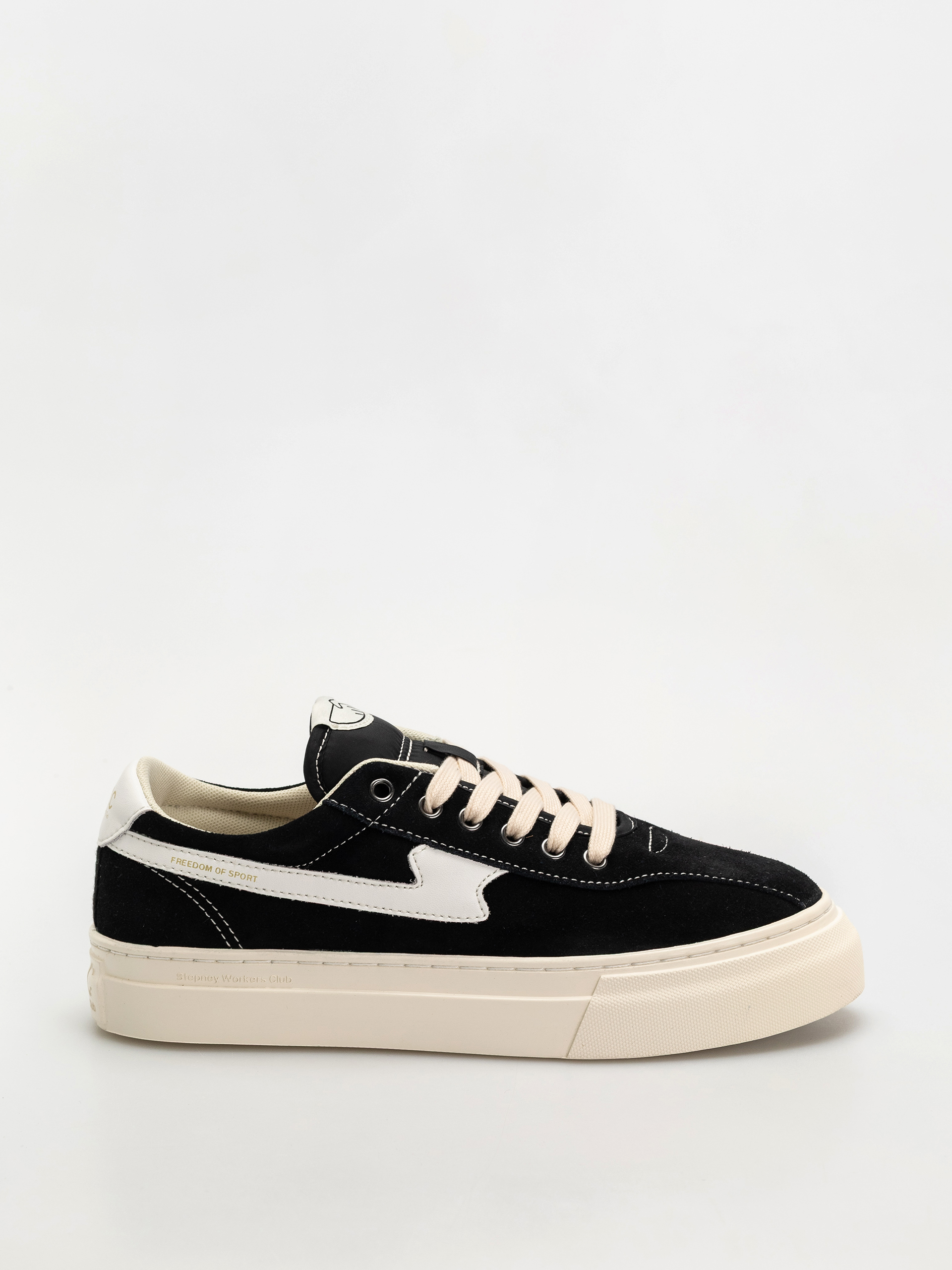 Pantofi Stepney Workers Club Dellow S-Strike (suede black/white)