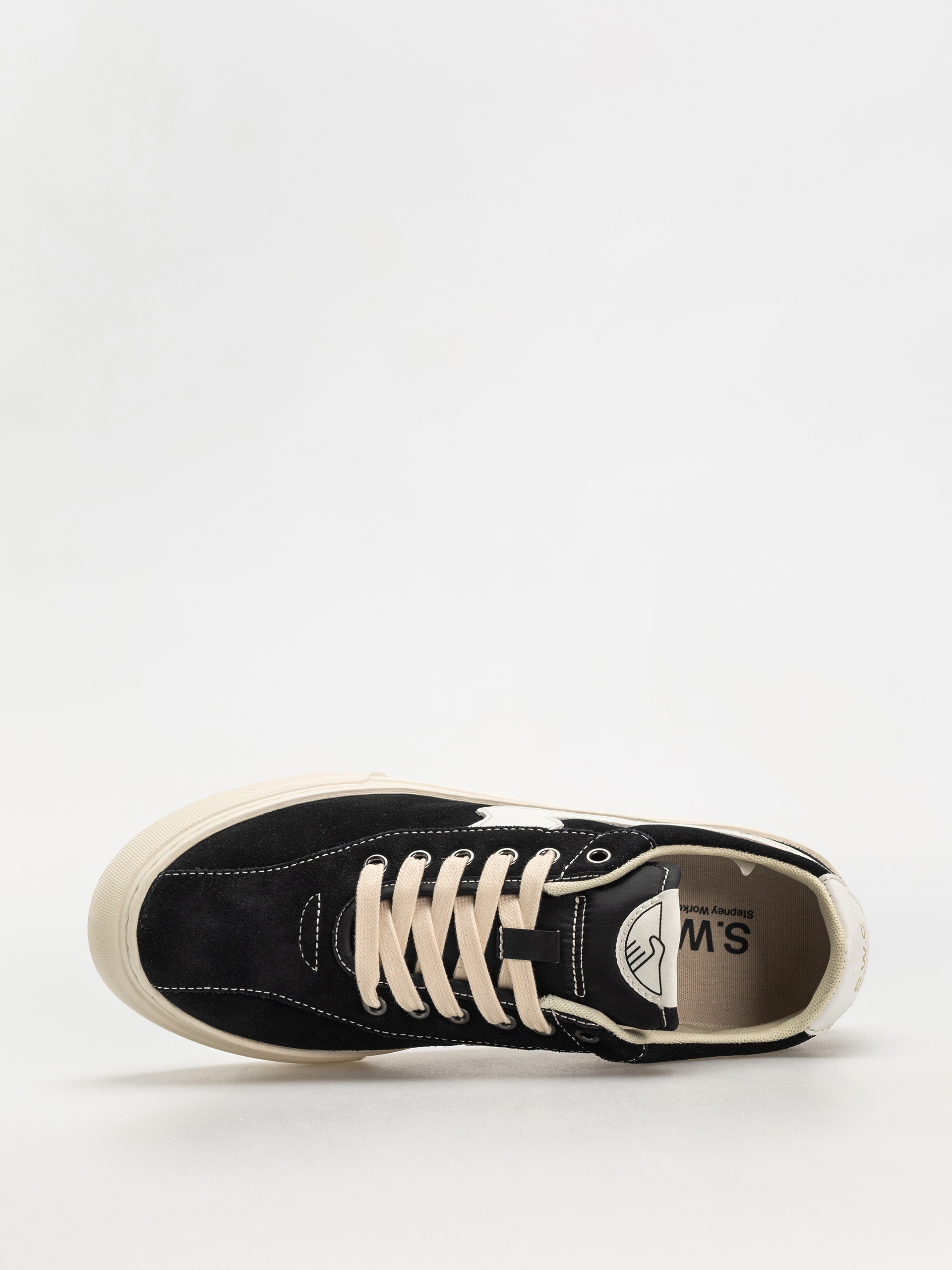 Pantofi Stepney Workers Club Dellow S-Strike (suede black/white)