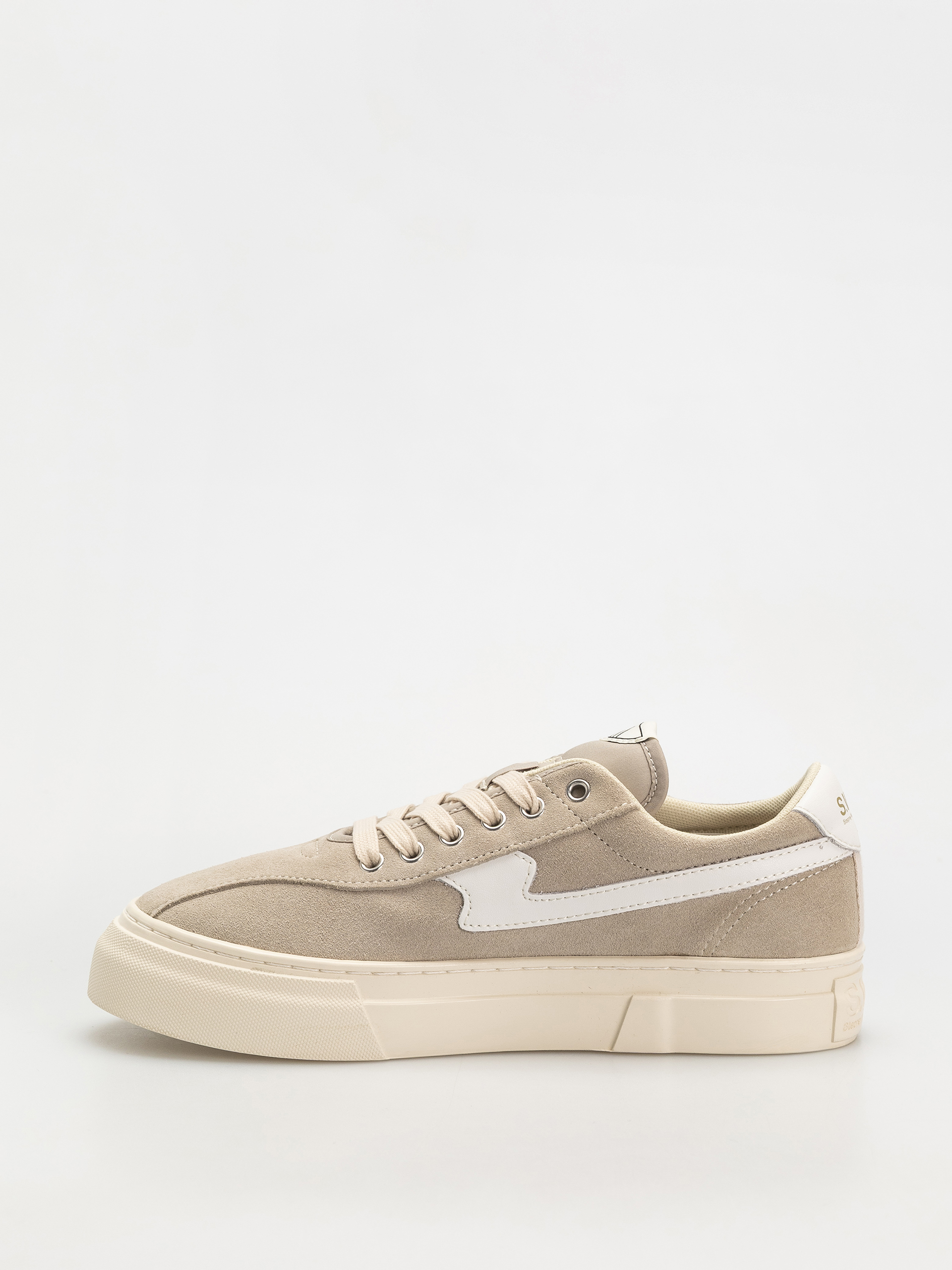 Pantofi Stepney Workers Club Dellow S-Strike (suede lt grey/white)