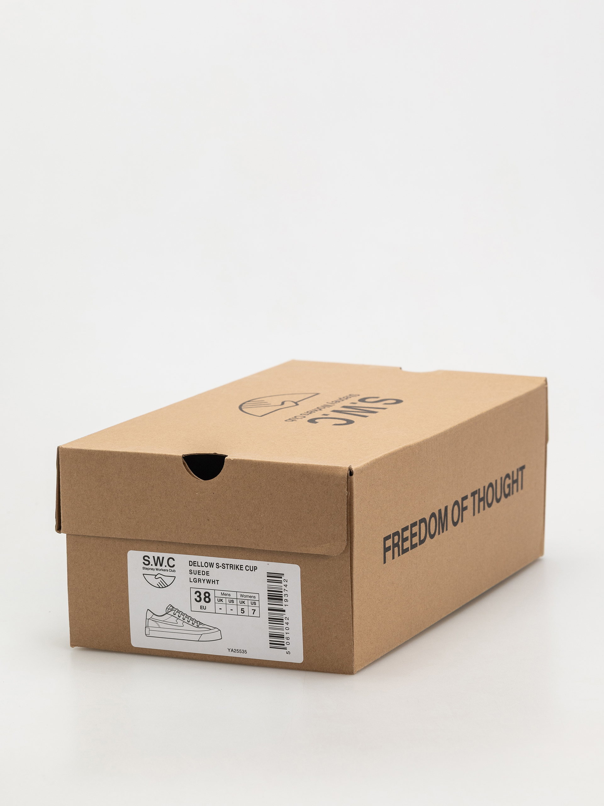 Pantofi Stepney Workers Club Dellow S-Strike (suede lt grey/white)